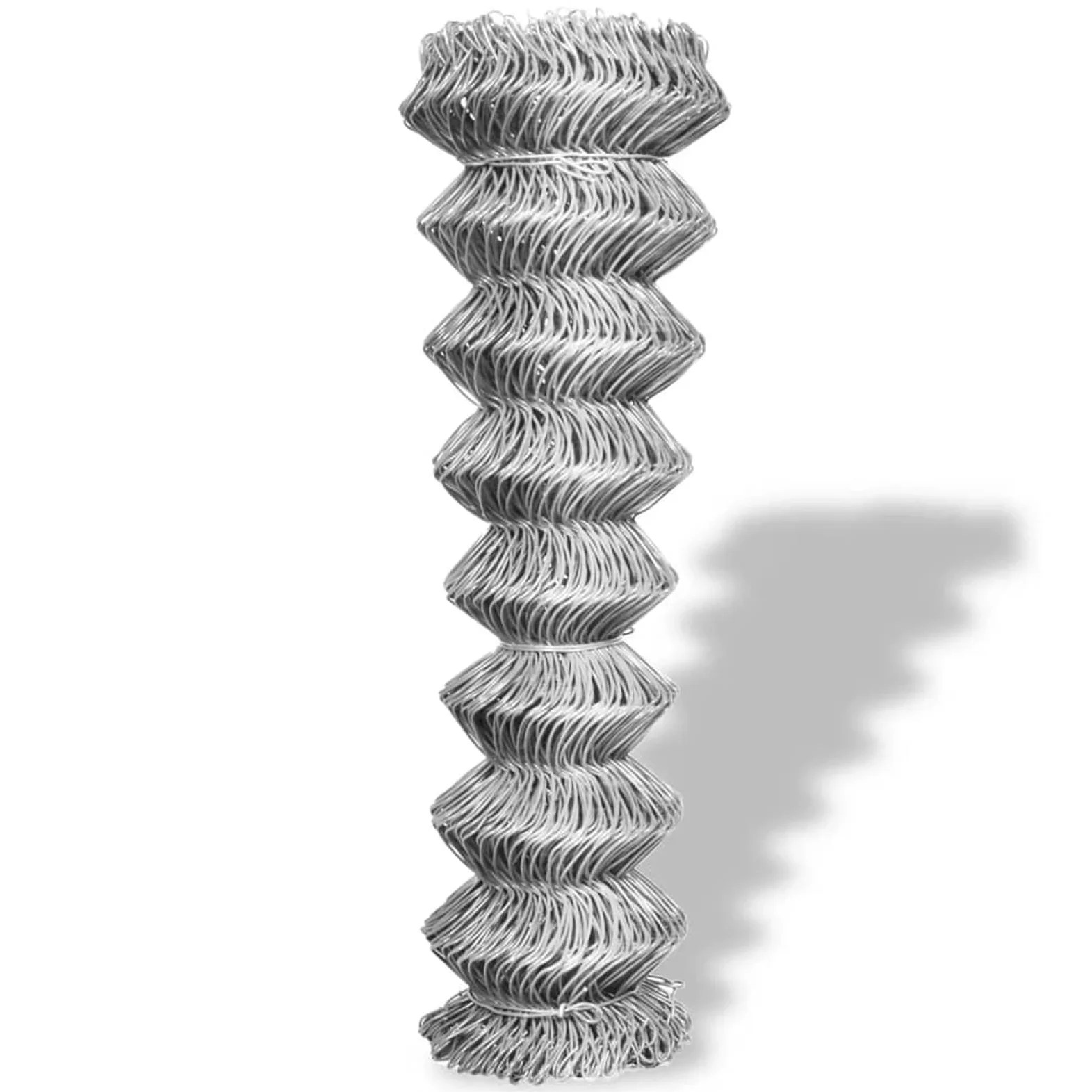 Valla de Tela metálica, Alambradas para Fincas, Malla Metalica, Alambre De Espino, Valla Metalica, Malla Ganadera, Malla Cinegética, Acero galvanizado Plateado 15x1 m