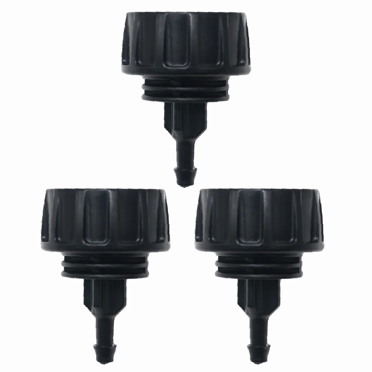 SYOWADA 3 adaptadores de grifo de riego por goteo de 1/4 pulgadas de 3/4 a 1/4 pulgadas, adaptador de manguera de riego de jardín, conexión de manguera de riego