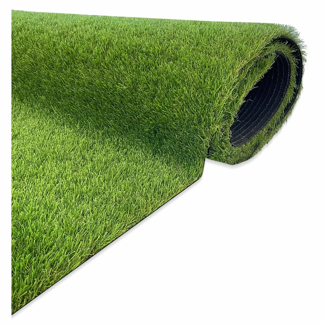 Acomoda Textil – Césped Artificial Alta Densidad para Interior Exterior. Rollo Hierba Sintética con Orificios Drenaje y Fácil Instalación para Jardín, Terraza, Piscina y Patio (Altura 33mm, 2x10m)