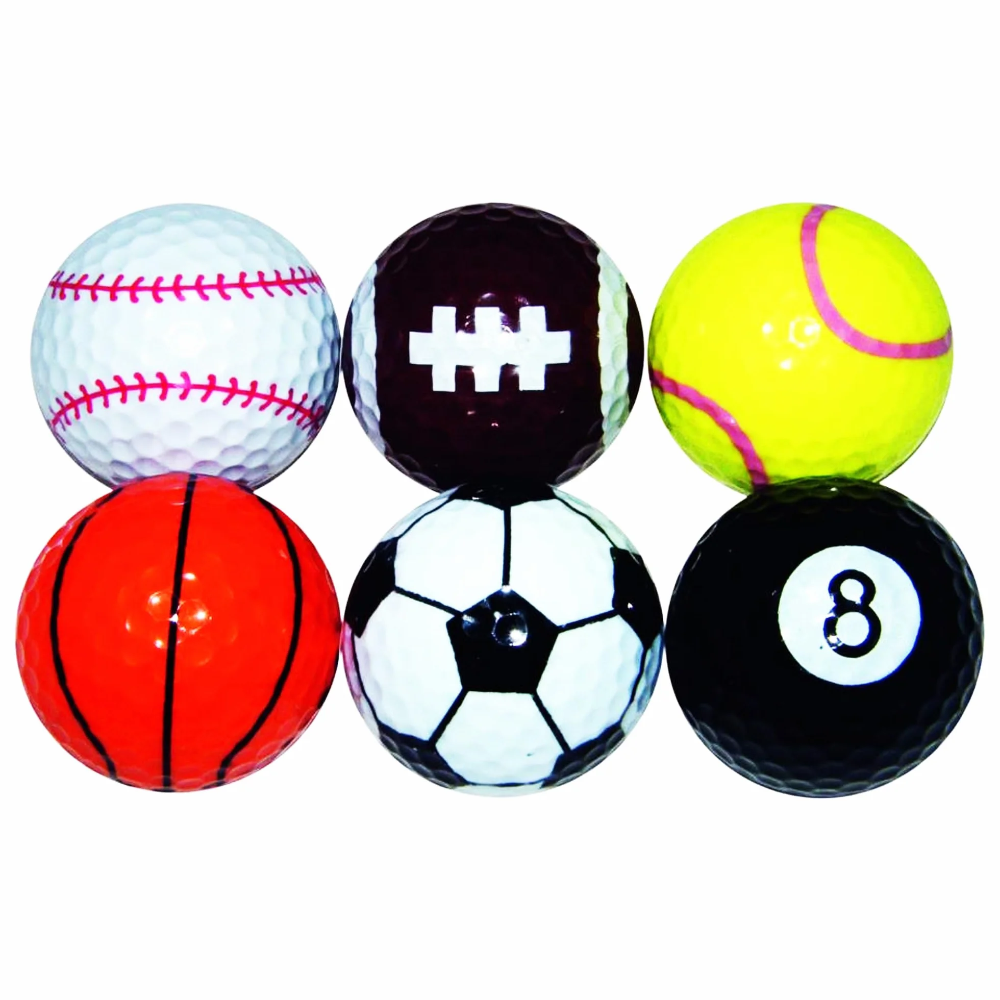 LONGRIDGE Golf Balls Pack of 6