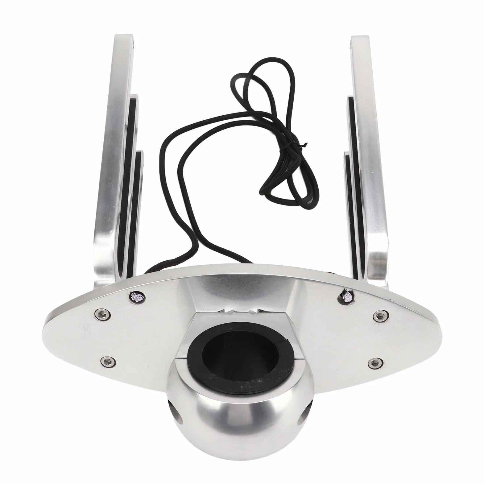 Soporte para Wakeboard Ajustable en Ángulo, Aleación de Aluminio Pulido, Compatible con Tubos de 189-248 Pulgadas