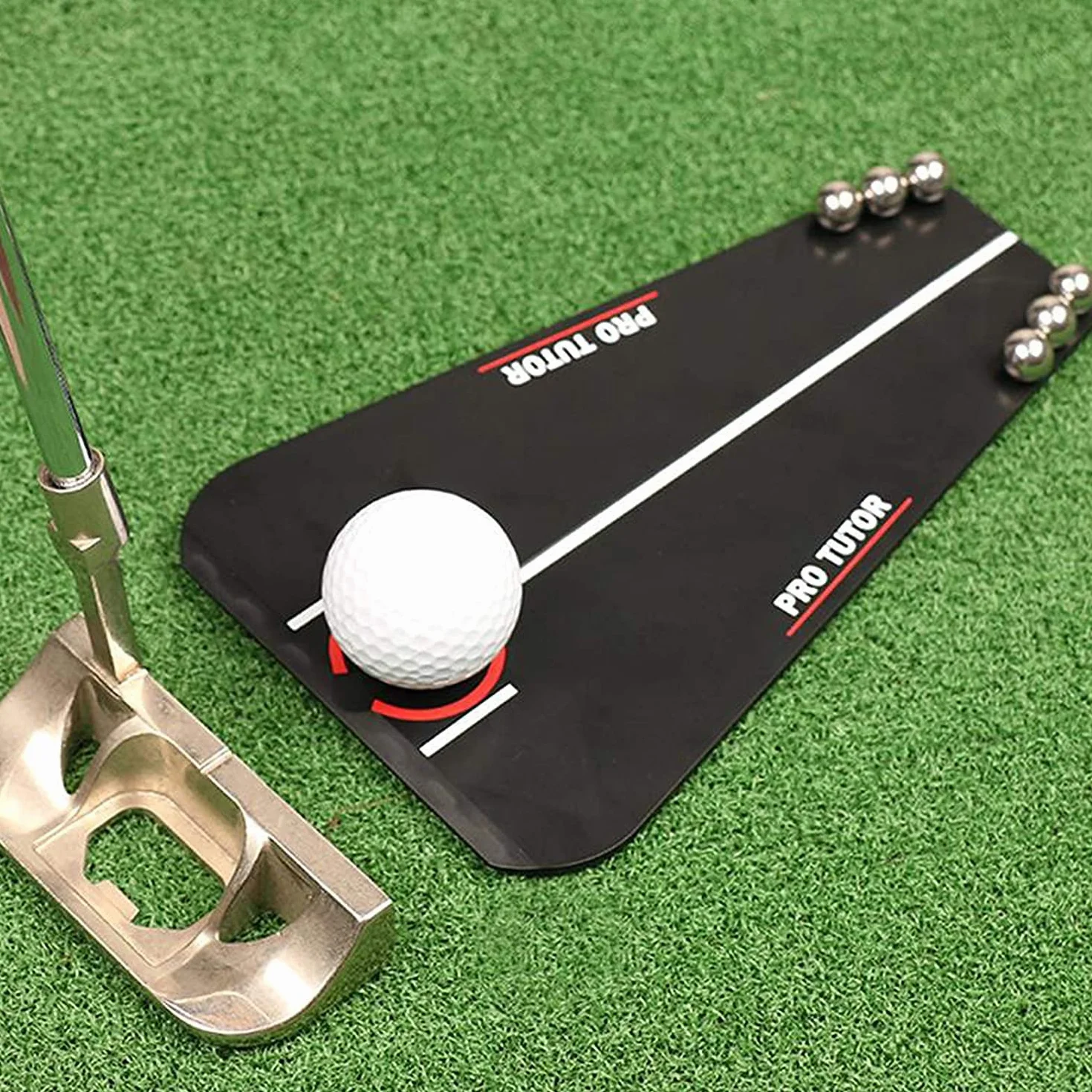 Resistente Dispositivo de Entrenamiento de Golf 13 x 6,5 x 22 cm para Interior y Exterior