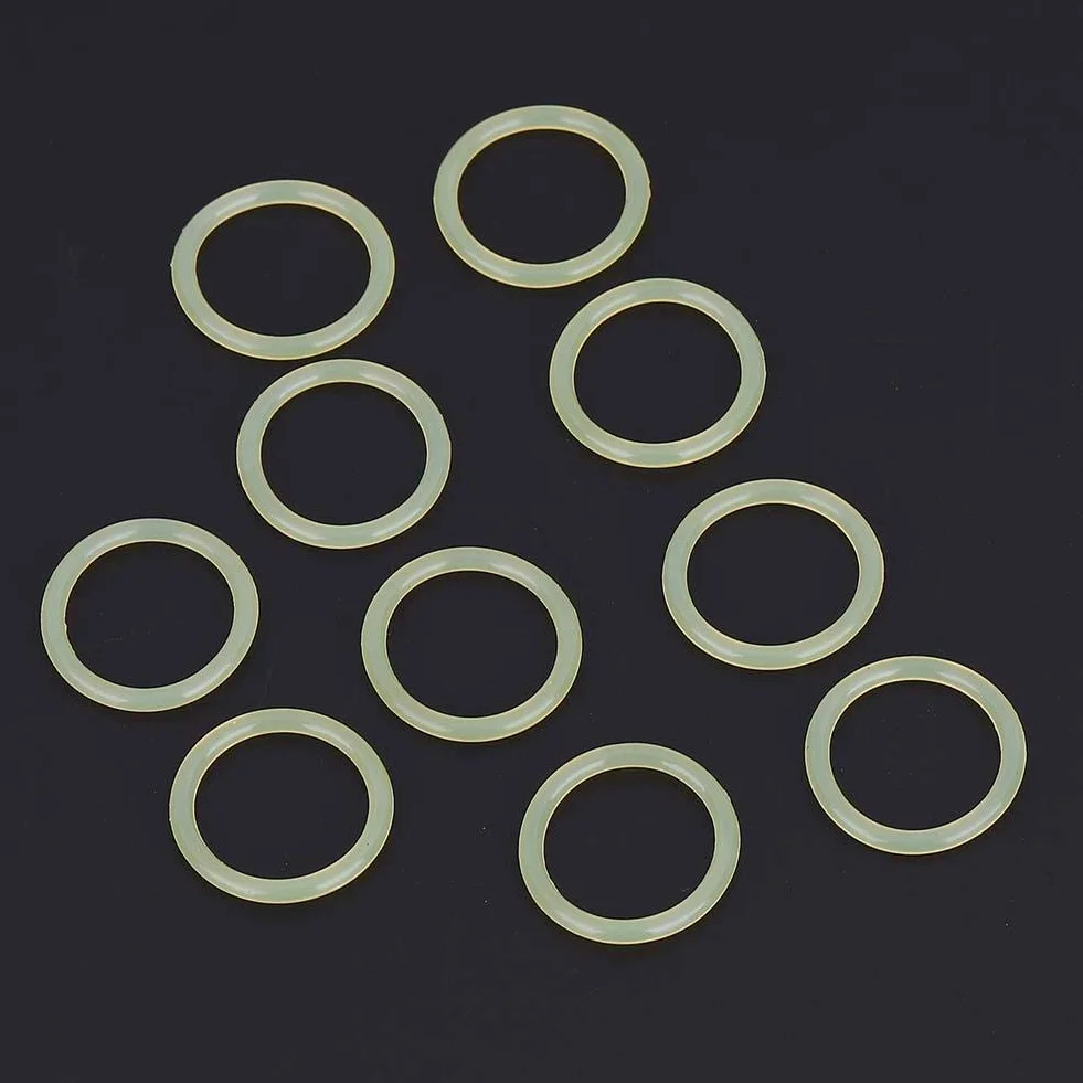 Juntas tóricas de Tanque de Aire Paintball 10 Piezas 13.8 x 1.9 mm Poliuretano Alta Resistencia Beige