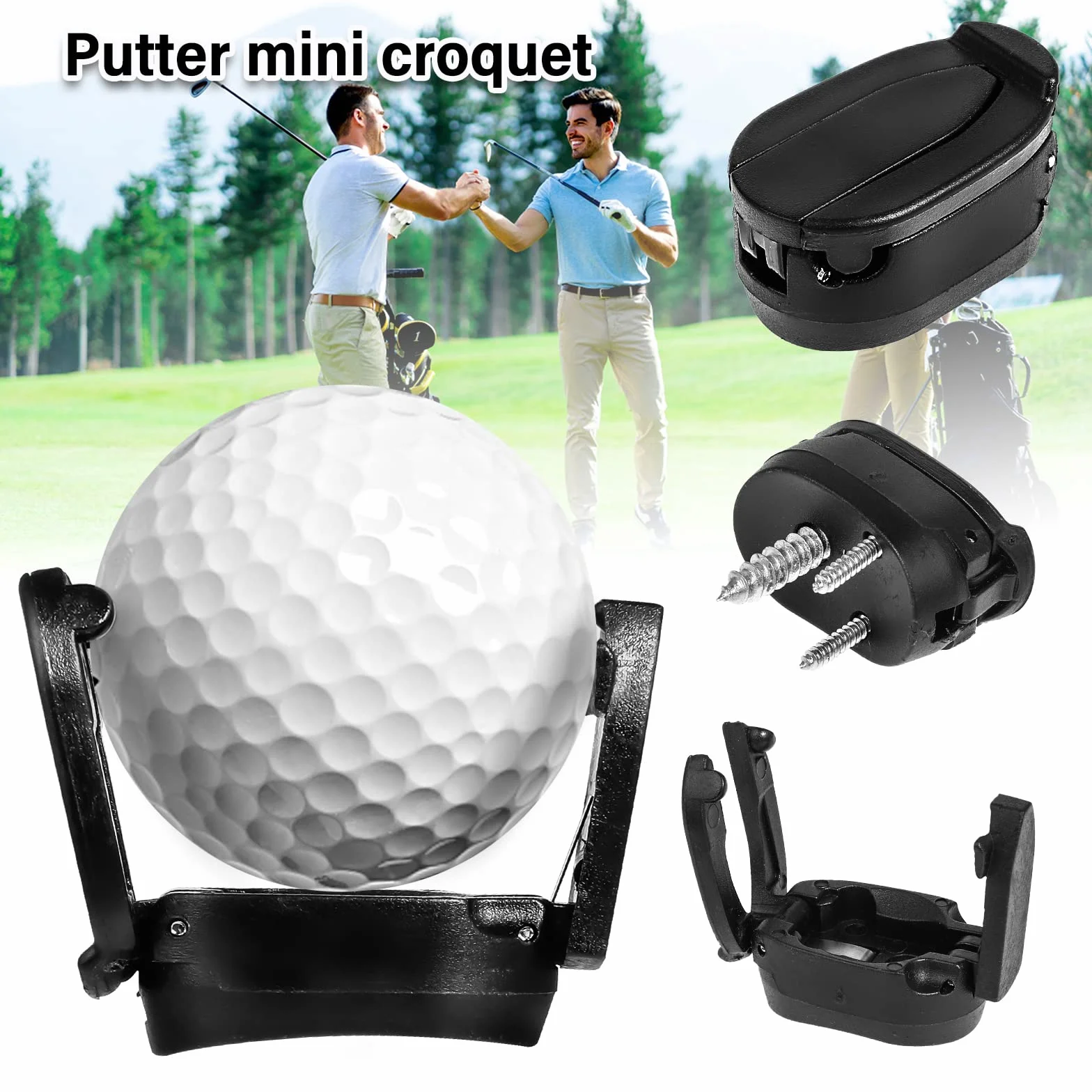 Prasacco Recogedor de Pelotas de Golf Plegable Herramienta de Recogida Accesorios