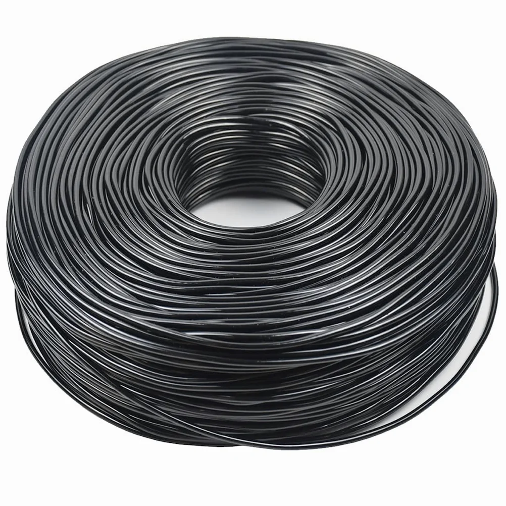 Manguera de microirrigación, manguera de PVC Microgoteo con perforador Línea de distribución en blanco 3/5 mm 5-140 M Tubo de riego de jardín(75M)