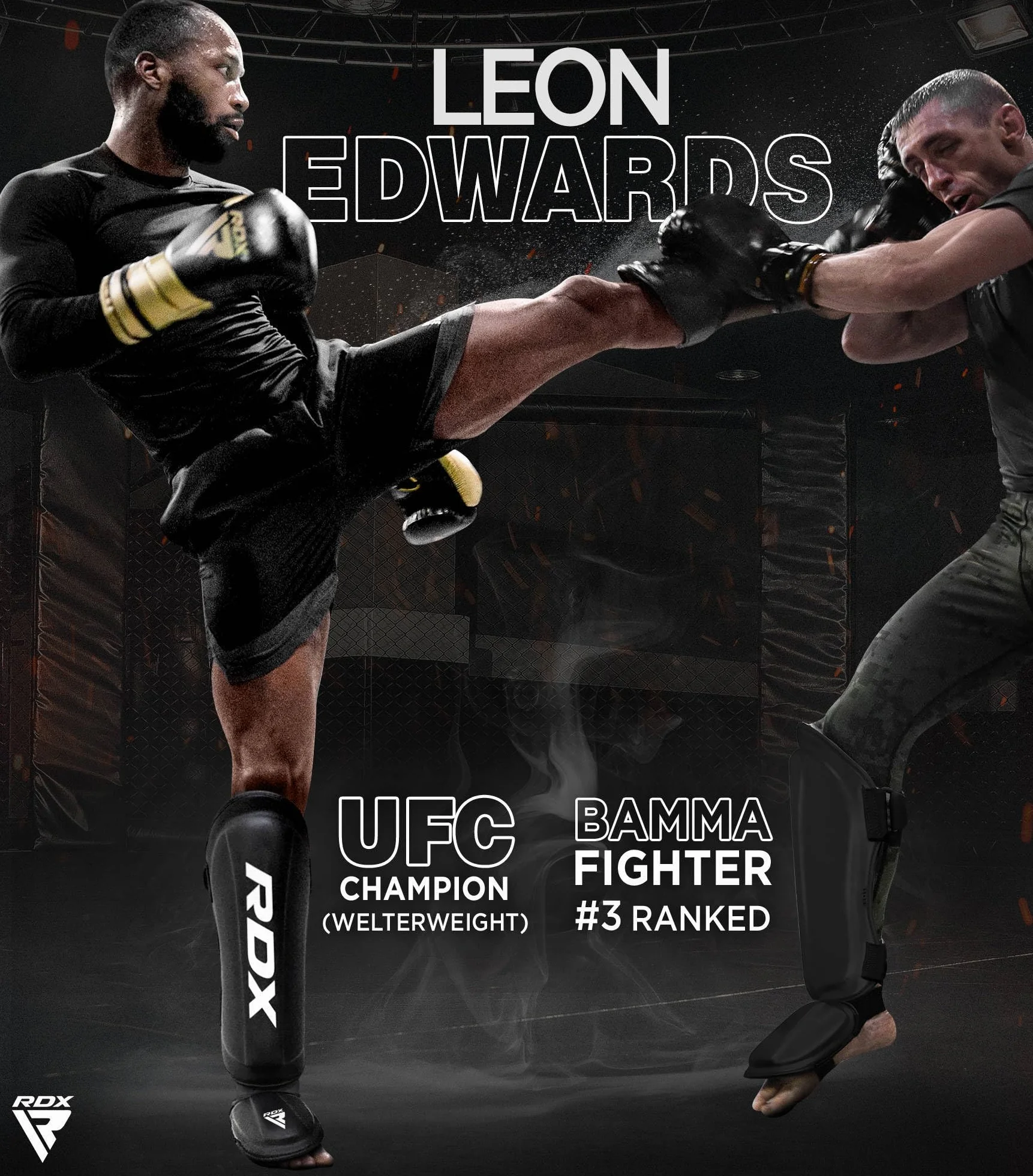 RDX Espinilleras Kickboxing Muay Thai Aprobadas SATRA SMMAF Piel Maya Premium Protección Empeine Piernas