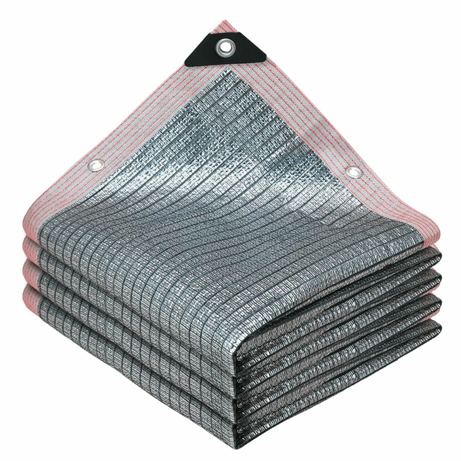 Tela de sombra reflectante de aluminio 99%, tela resistente para coches, perros, exteriores, caravana, patio (3 x 4 m)