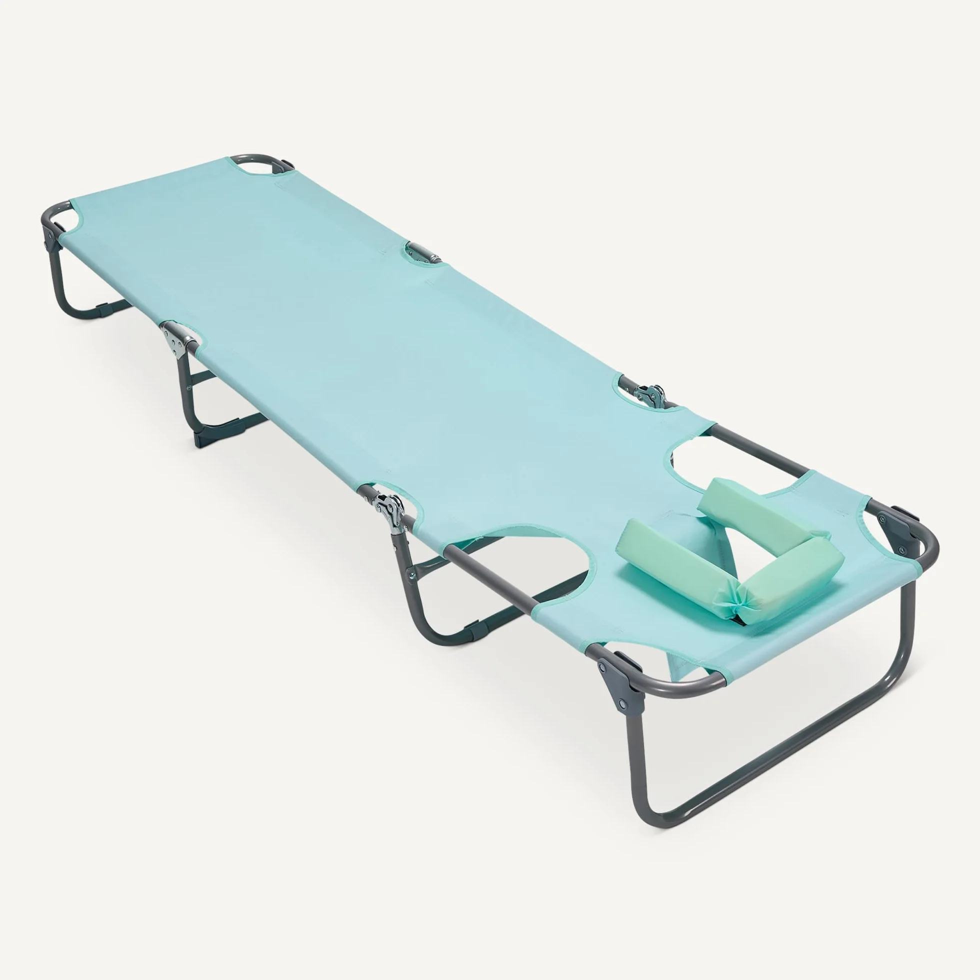 Amazon Basics Sillón para Exteriores, Azul, Paquete de 1