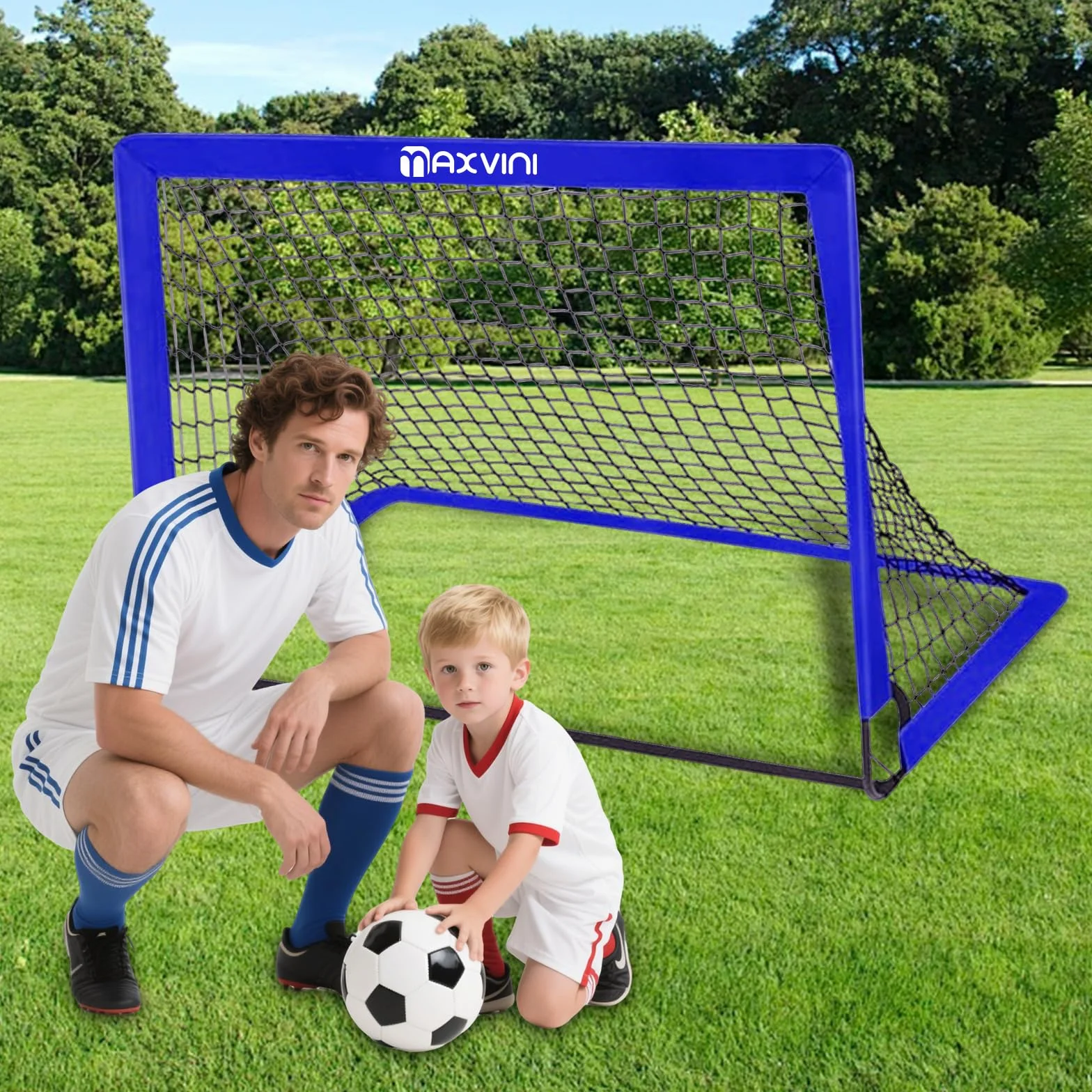 Porterías de Fútbol 90×74×74cm / 182×120×120cm Equipos de Entrenamiento con Bolsa de Transporte