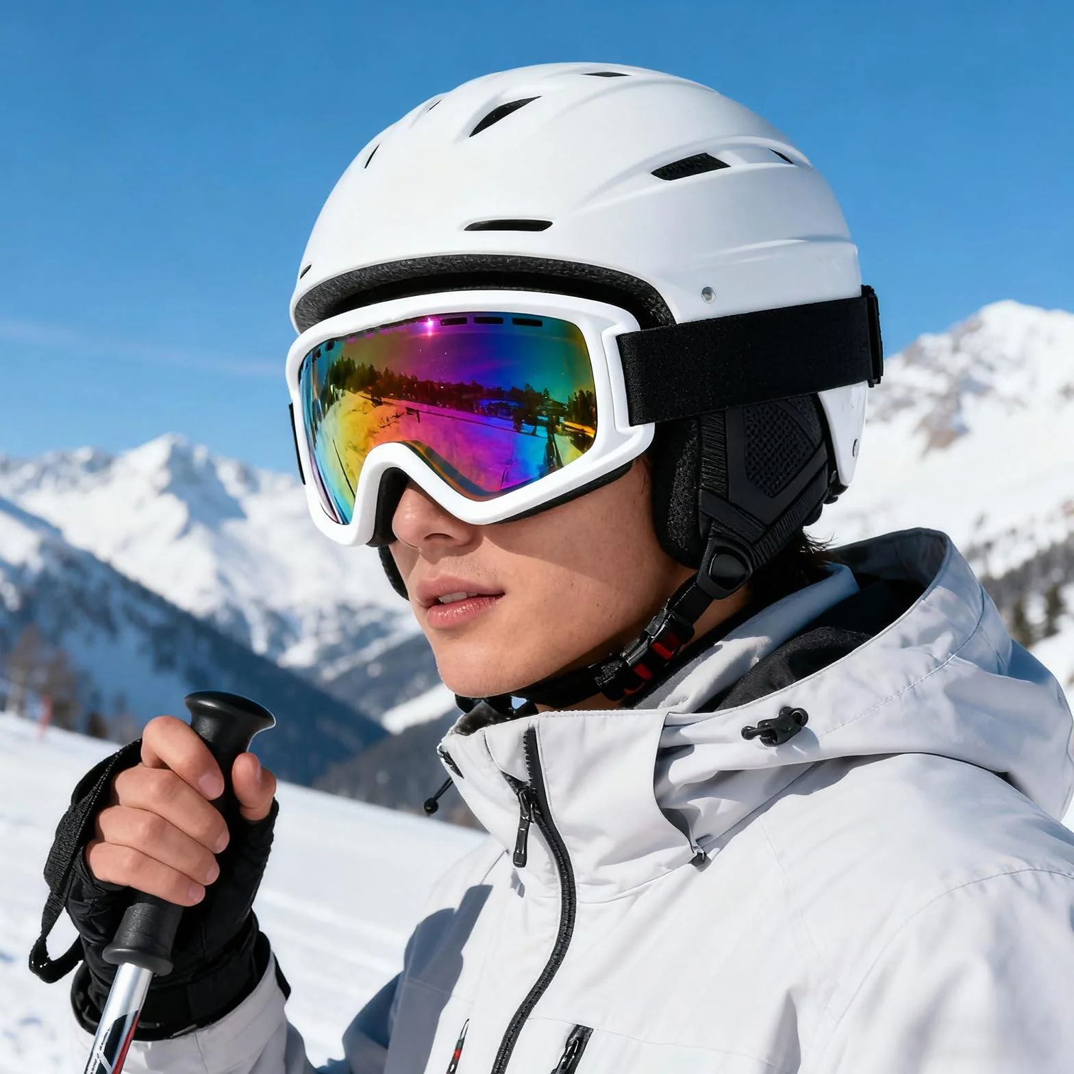 Gafas de esquí anti-niebla protección UV snowboard patinaje