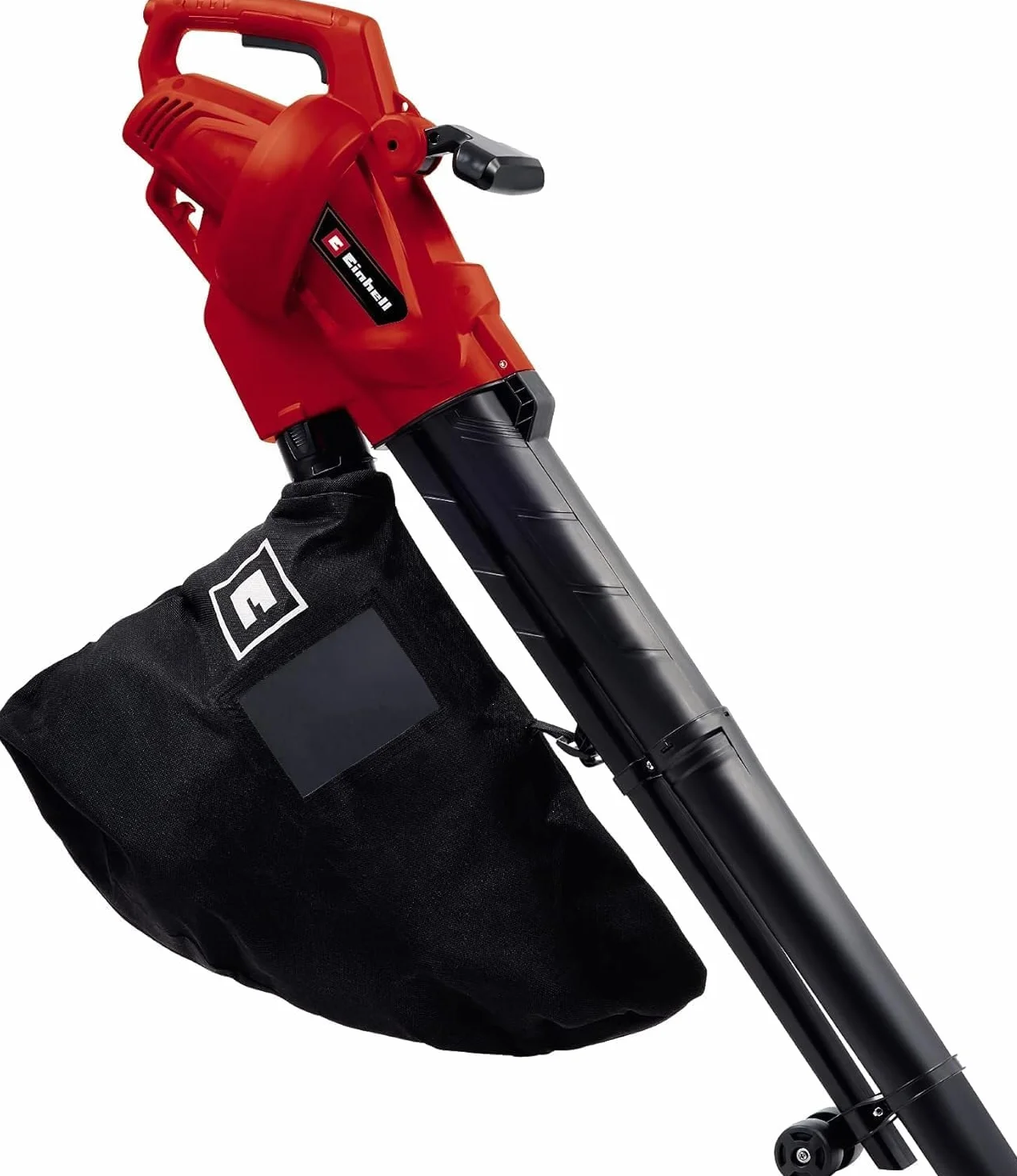 Einhell Aspirador eléctrico de hojas GC-EL 3024 E (aspiración/soplado, tubo de aspiración Ø 75 mm, capacidad 650 m³/h, función de trituración, relación 10:1, soplado 240 km/h, bolsa colectora de 40 l)