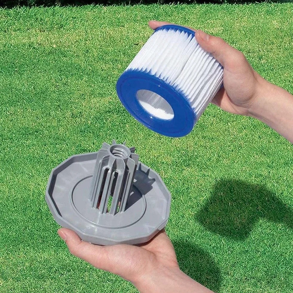 WuYan Cartucho de Repuesto para Piscina Filtro de Bomba 28601/28602 para Intex H Tipo 29007E, Juego de Cartuchos de Filtro para Piscina sobre el Suelo, bañera de hidromasaje SPA（2 Piezas）…
