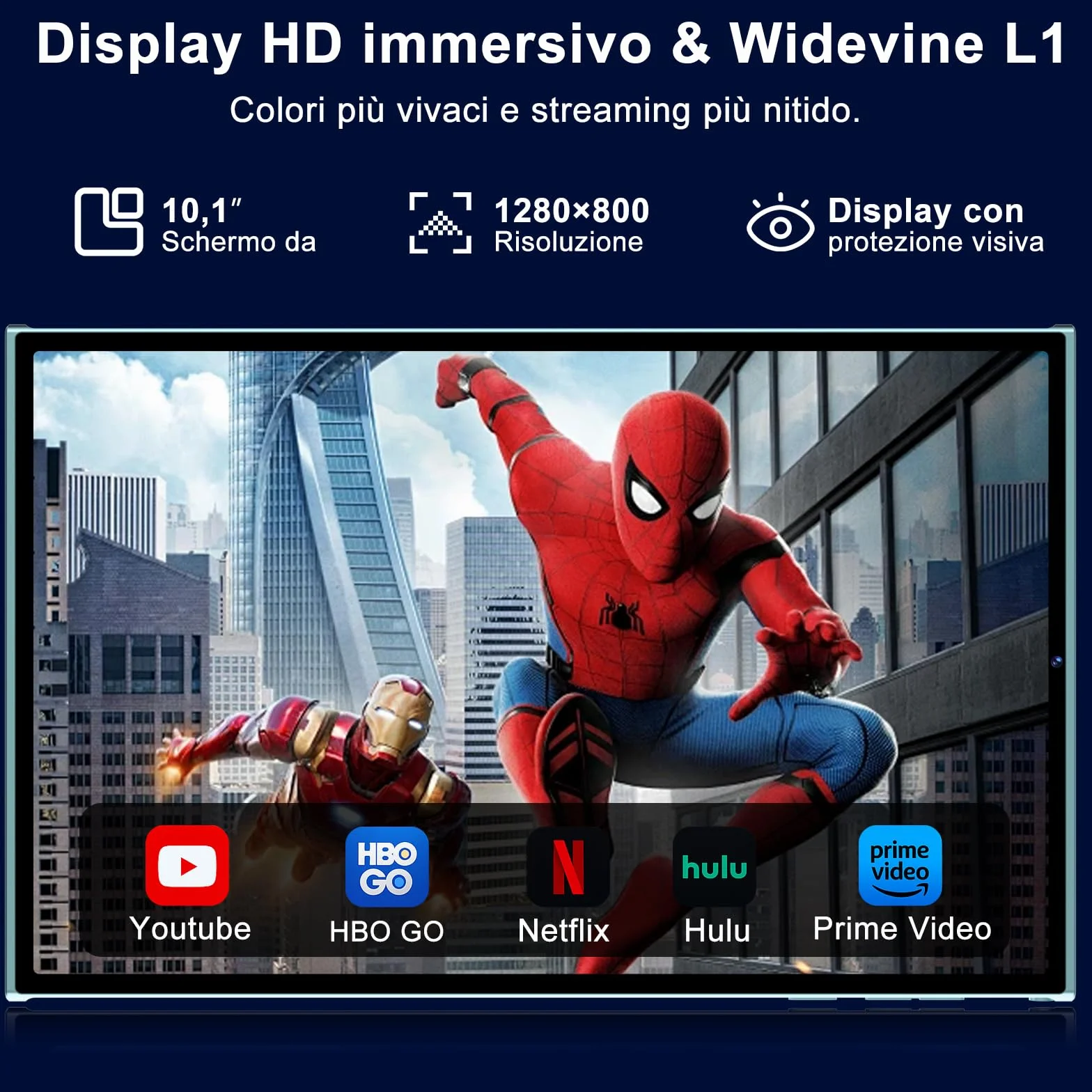 Tablet 10 Pulgadas Android 15 Gemini AI 30GB RAM 128GB ROM Ampliable 2TB Octa-Core WiFi 6 Widevine L1 Batería 8000mAh Cámara 8/5 MP Teclado Ratón Funda Cuerpo Metálico Verde Claro