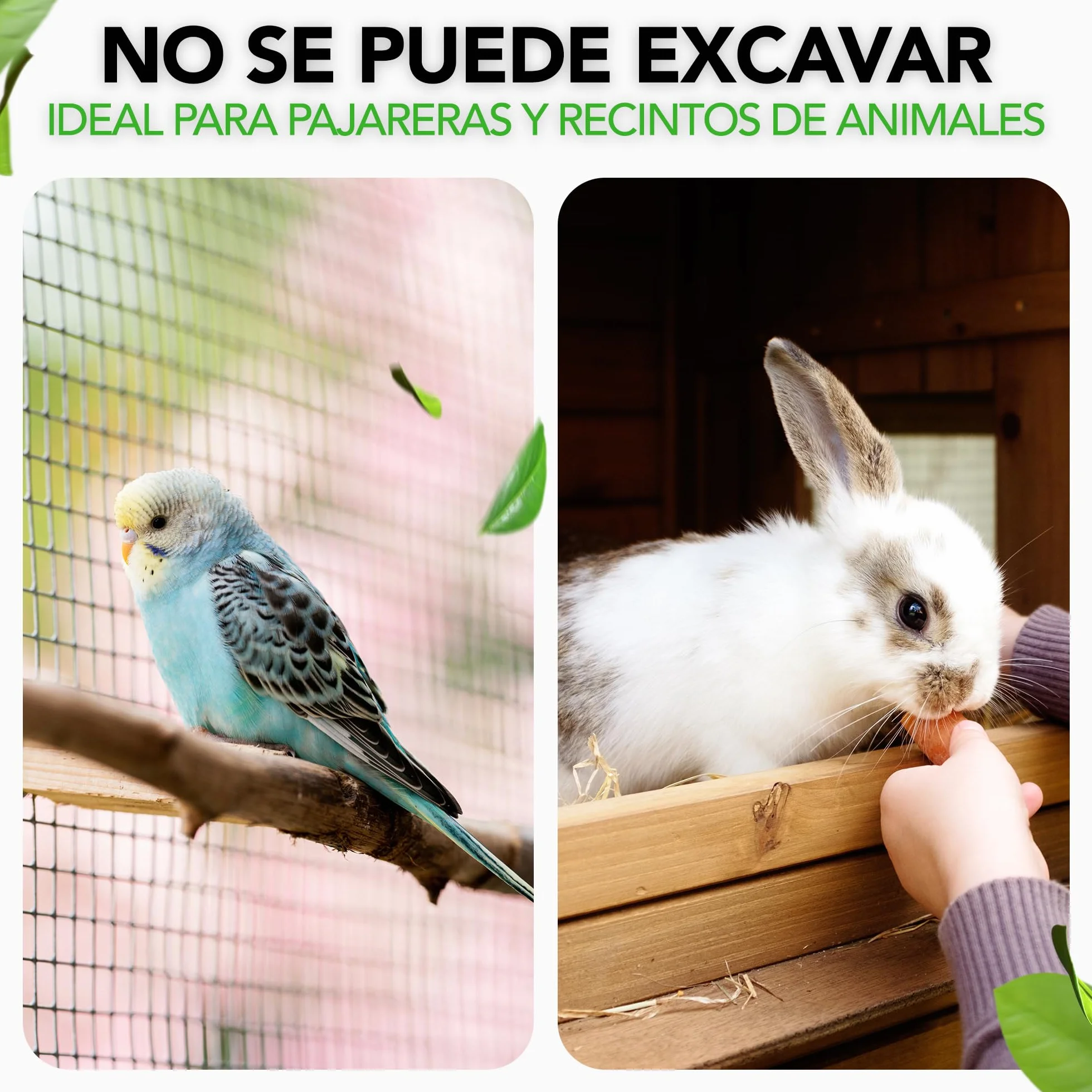 LAINFELD Rejilla de Alambre de Malla Fina | 5 x 1 Metro | Rejilla para roedores para bancales Altos con Malla de 6,3 mm | Alambre para Conejos para aviarios
