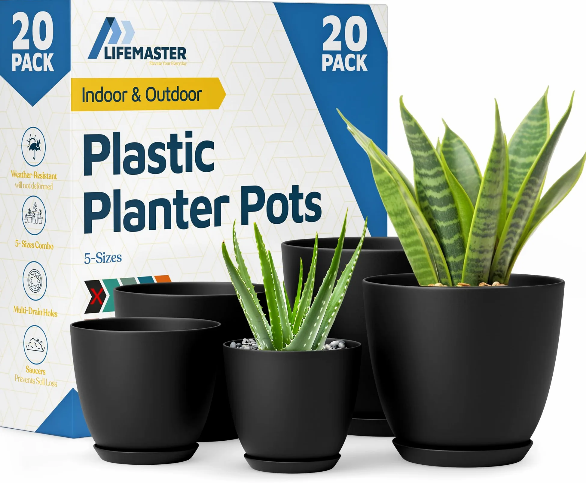 Lifemaster Perchas, Negro