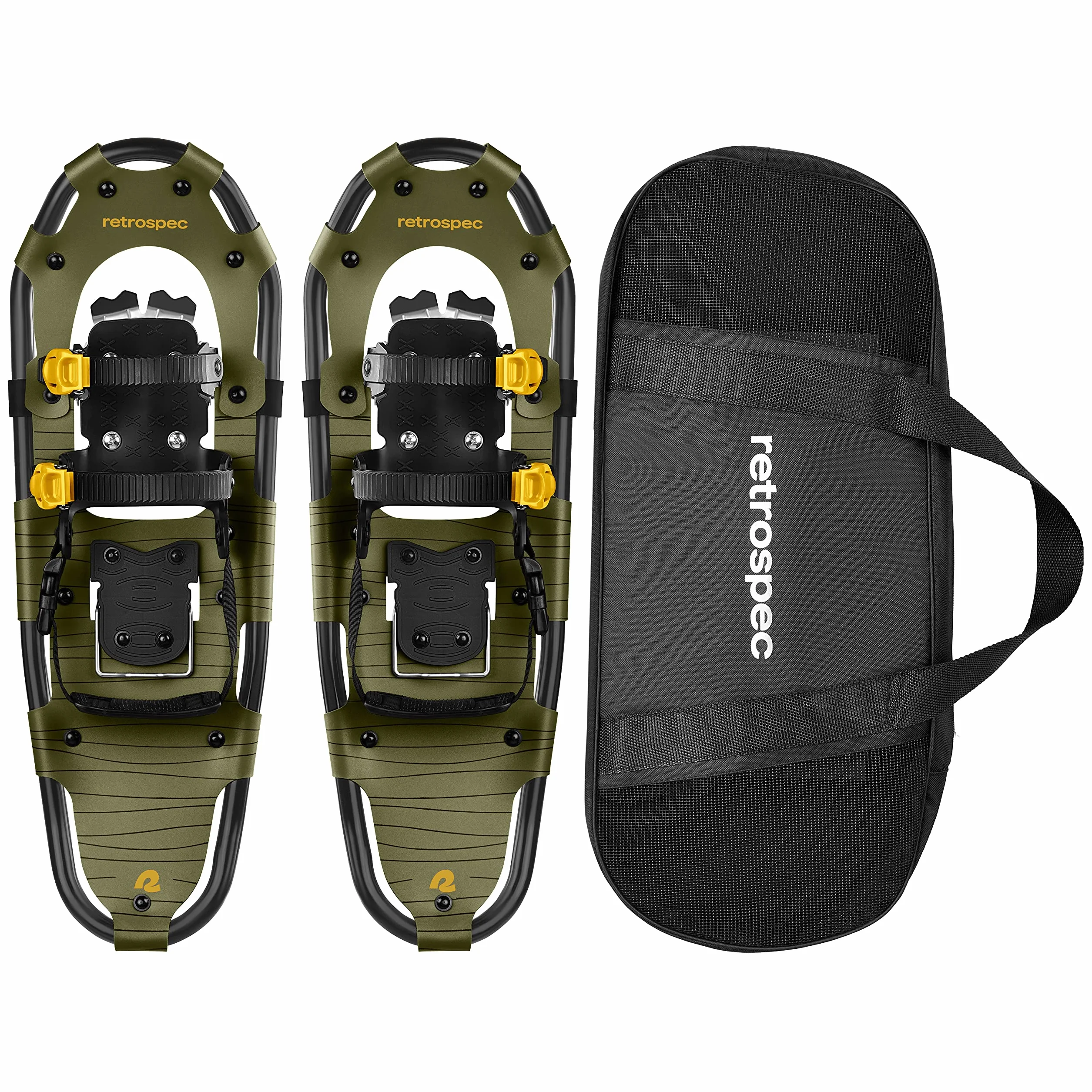 Retrospec Drifter Raquetas de Nieve para Hombres y Mujeres Marcos de Aluminio Doble Raqueta Zapatos de Nieve Ligeros