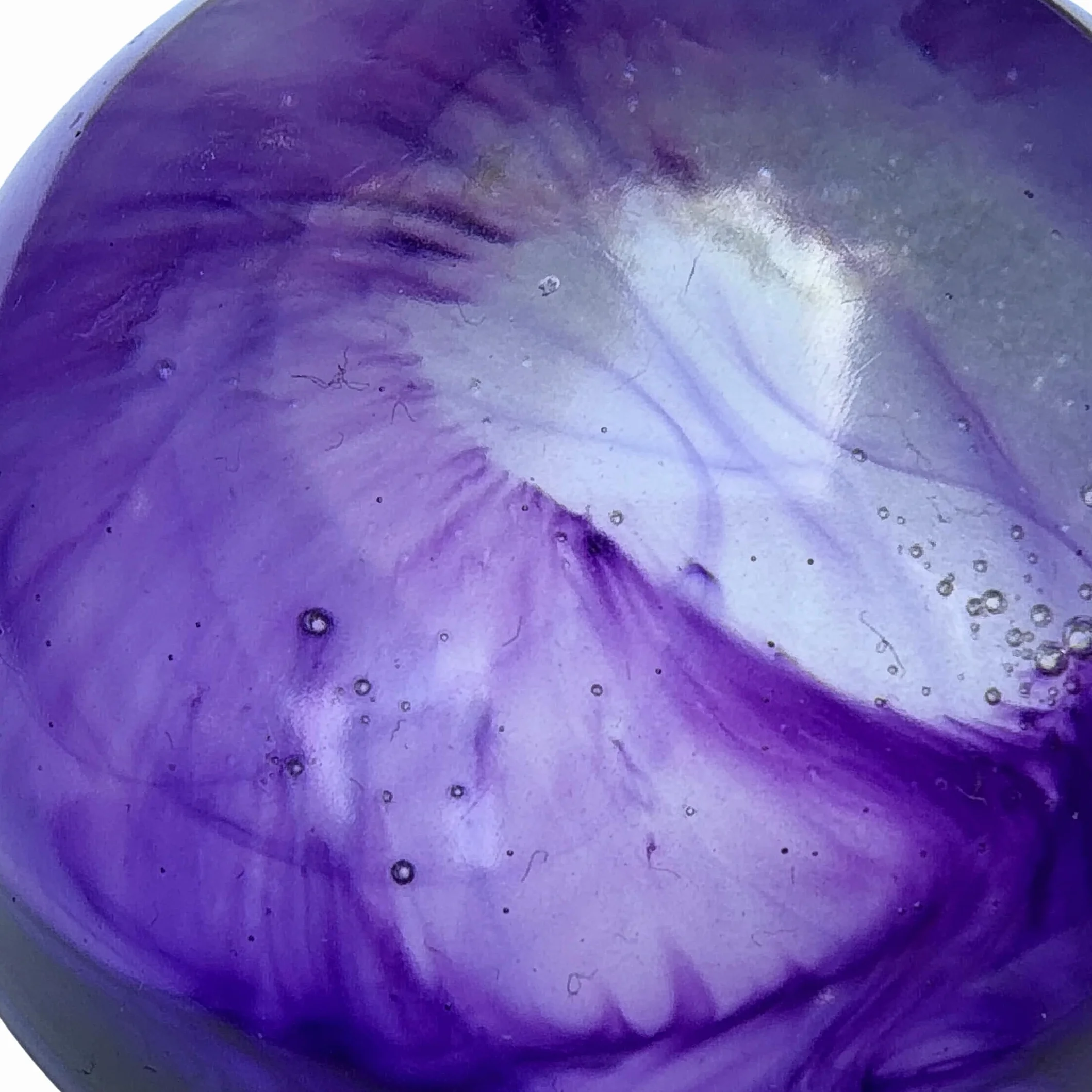 Juego de tres plantas de aire de medusas de cristal púrpura epoxi tillandsia plantas aéreas.