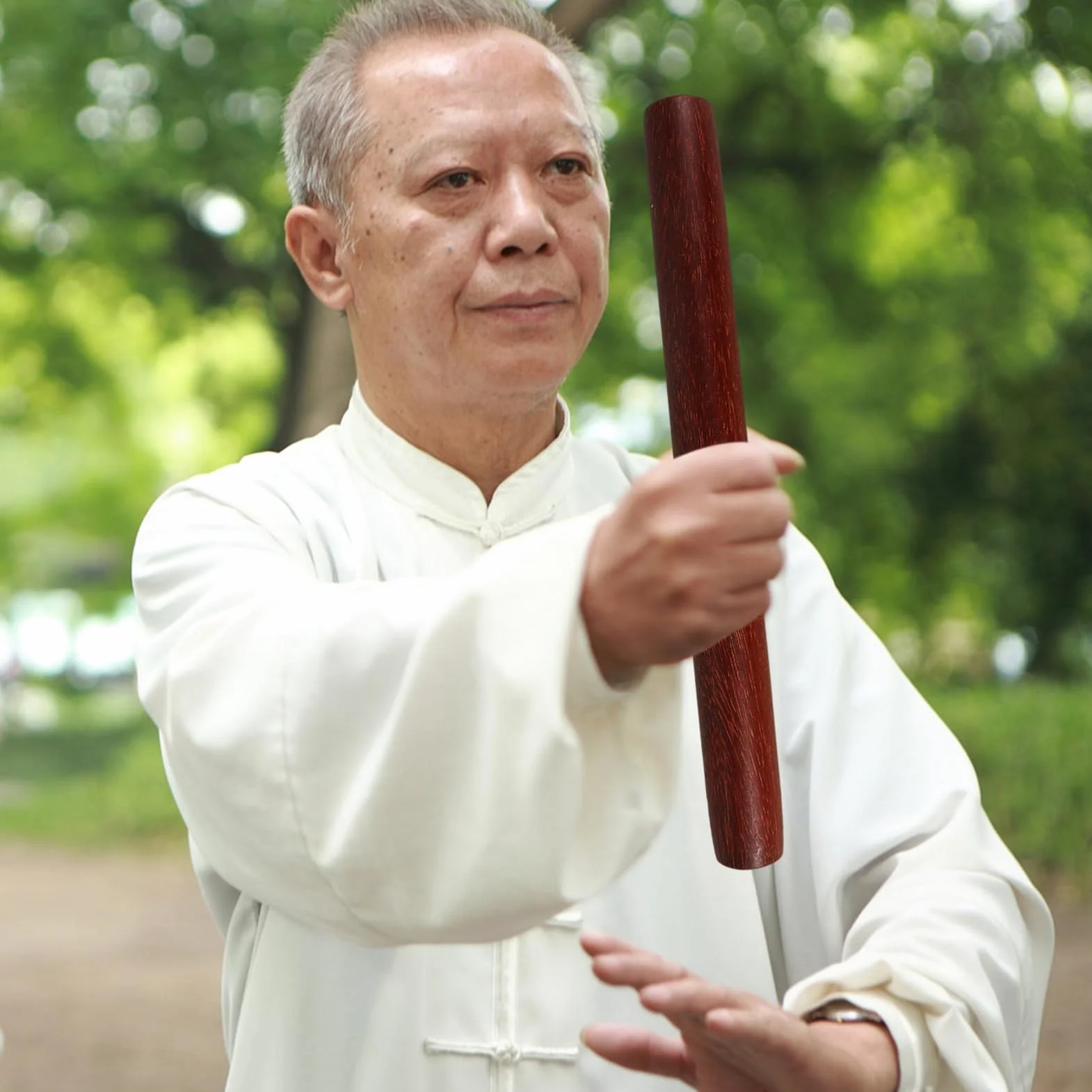 BESPORTBLE Bastón Portátil Tai Chi Resistente para Ejercicio Diario Accesorio Ligero Kungfu Artes Marciales