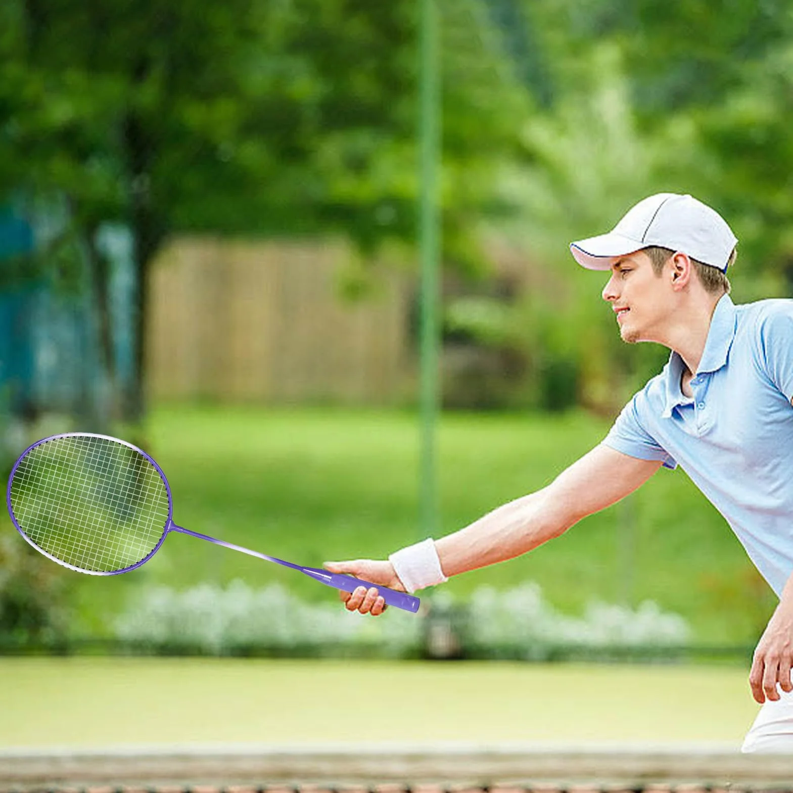 Juego de Raquetas de Bádminton Portátiles para Adultos para Interiores