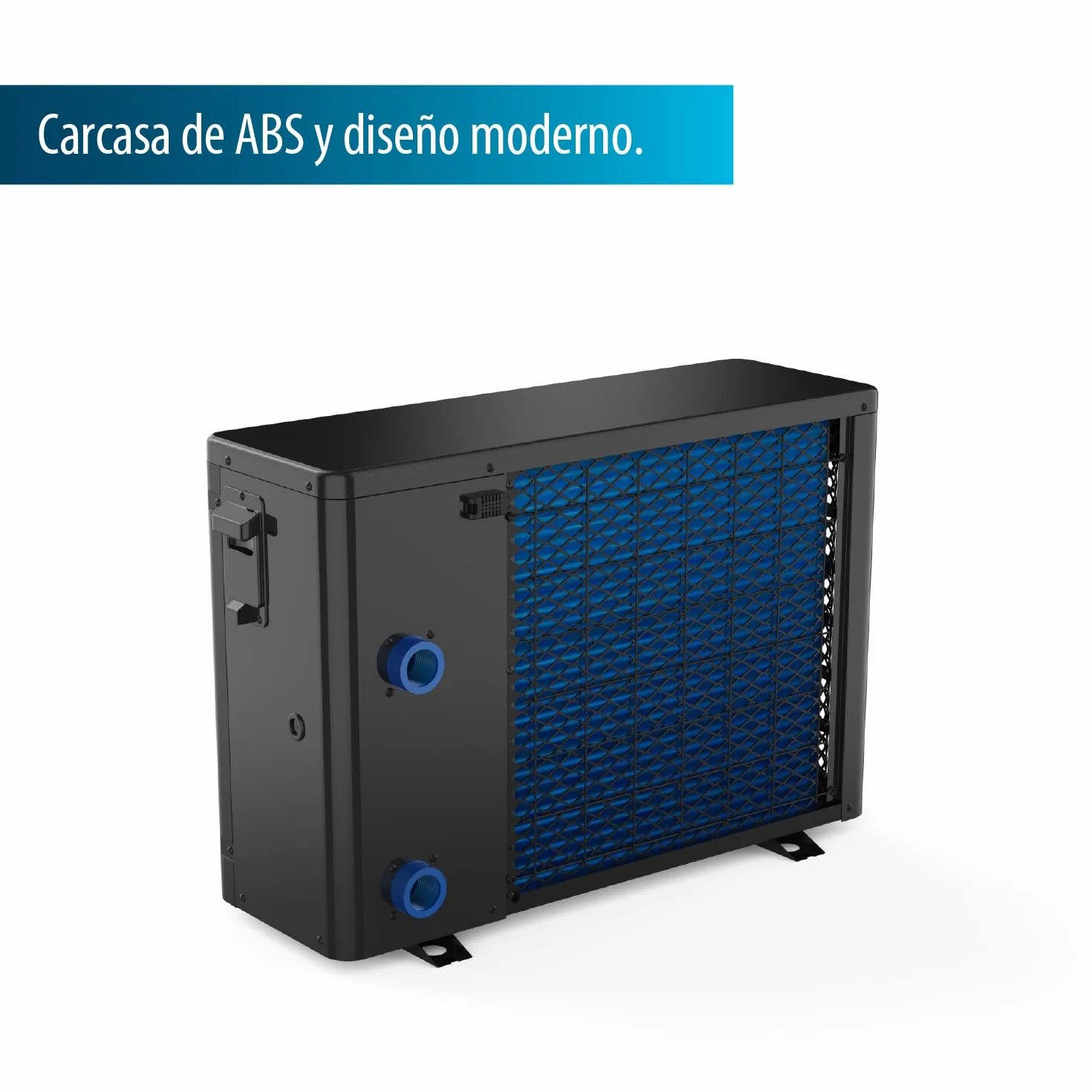 AquaForte Bomba de calor AquaForte Full Inverter 9,5 kW, 7,95 AMP, Consumo kW 0,12~1,75, Puede enfriar y calentar a la vez, Adecuada para piscinas de entre 20 y 40 m3, 39 kg, 896 x 353 x 644 mm