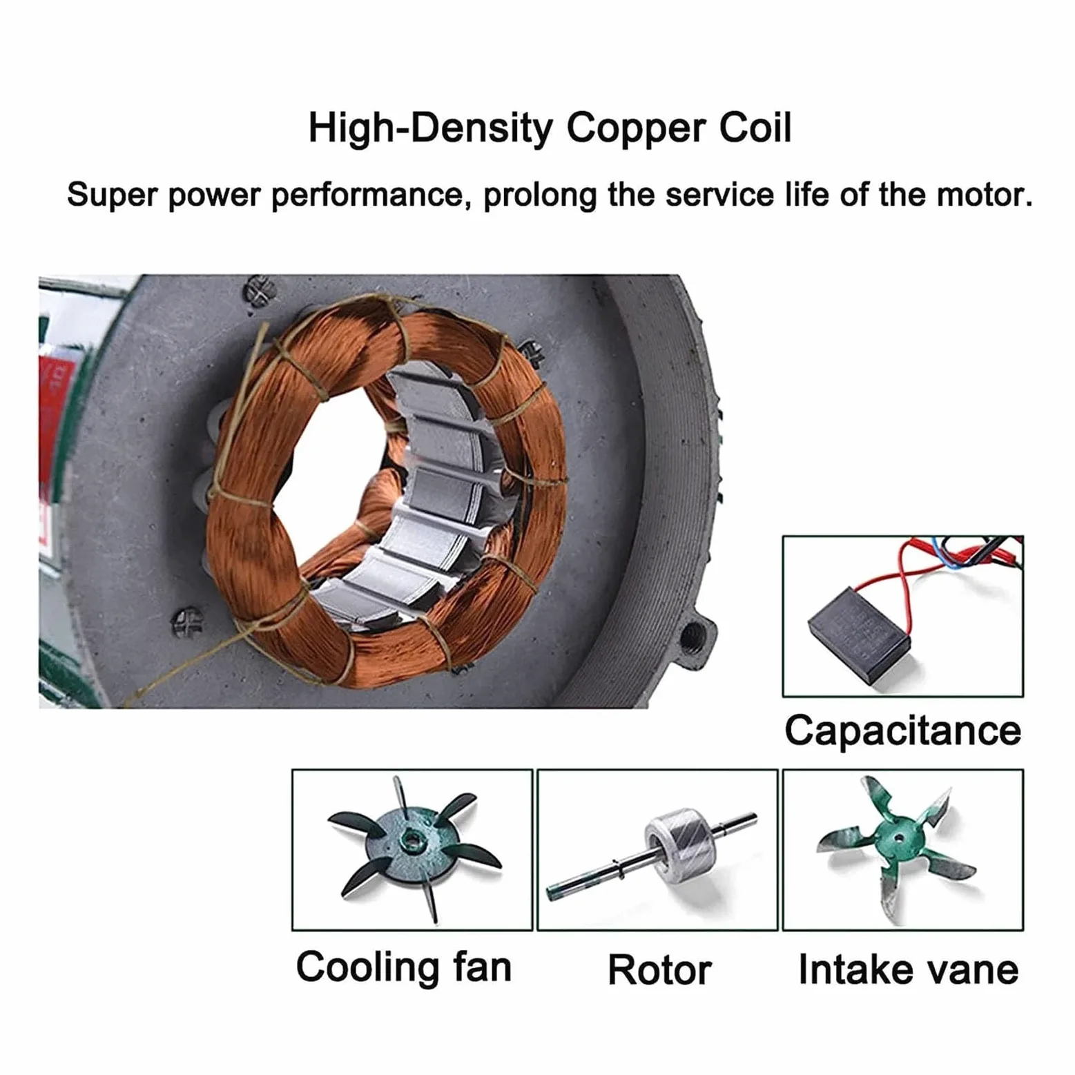Soplador De Aire Eléctrico Centrífugo - Turbina Soplador De Castillos Hinchables, Parrilla del Encendedor del Carbón De La Fan, Excitador De Llama De Arranque De Fuego De Parrilla(60W)