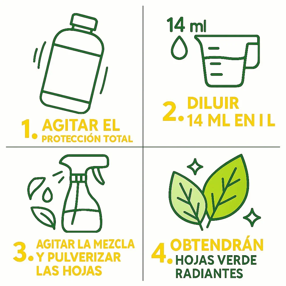 FERTIBONO PROTECCION TOTAL Jabón Potásico y Aceite de Neem – Cuidado Natural 100% para Plantas | 5L | Fortalece, Limpia y Equilibra | Ideal para Huertos y Jardines Ecológicos