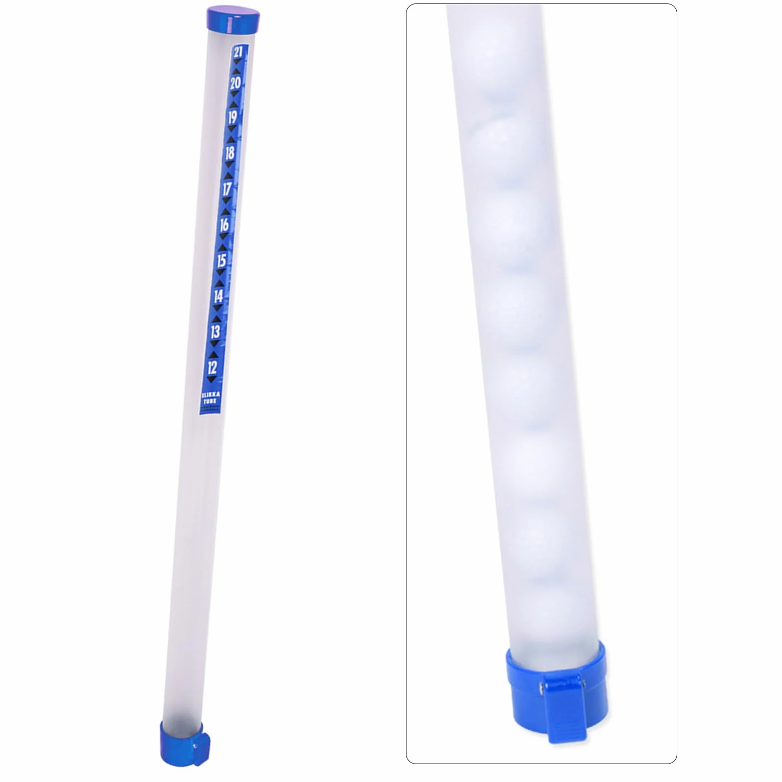 Recogedor de pelotas de golf, tubo de plástico, herramienta de recogida