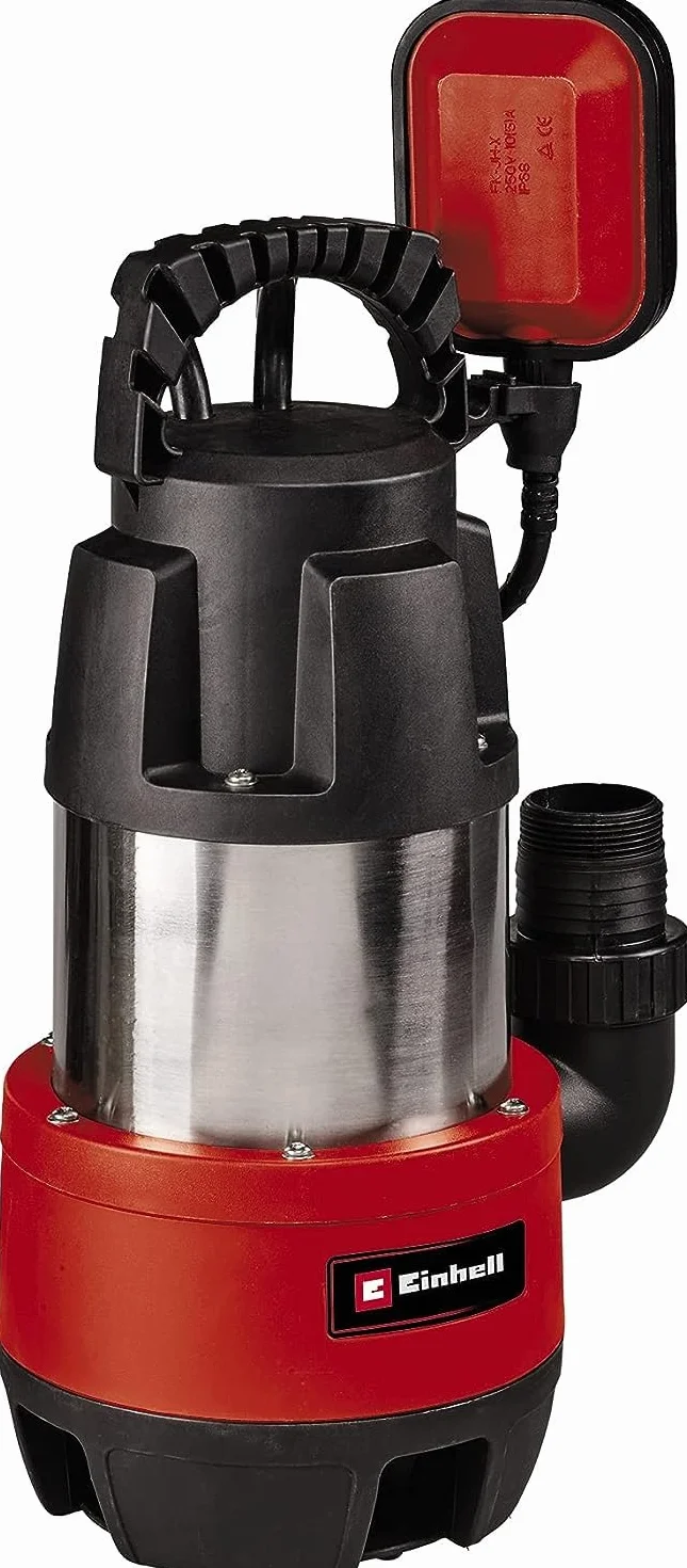 Einhell Bomba de aguas residuales GC-DP 9040 N (900 W, caudal 22.000 l/h, Ø cuerpos extraños 40 mm, protección contra sobrecarga térmica, incl. conexión universal)
