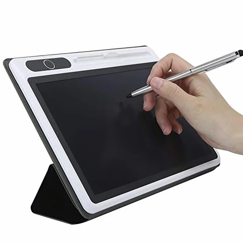 Tableta de Escritura LCD 9 Pulgadas Negro con Estuche de Cuero