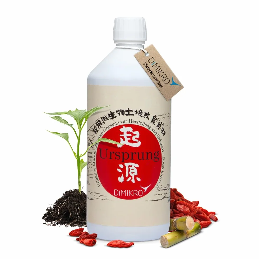 DIMIKRO Origen solución original: solución original tradicional japonesa (producción de EM-activo) activador de suelo con microorganismos efectivos (1 litro)