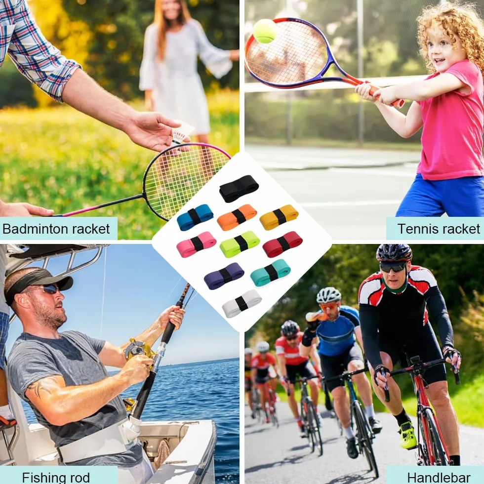 Cinta Raqueta Tenis 110 CM Overgrip Antideslizante Bádminton Squash Ping Pong Hockey
