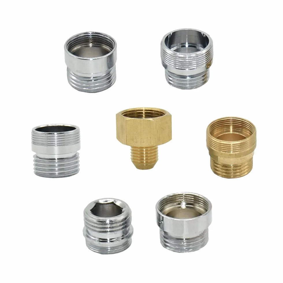 Conector de latón de 3/4" a rosca M22, adaptador para grifo de jardín y hogar, acoplamiento de junta duradera, accesorios, b