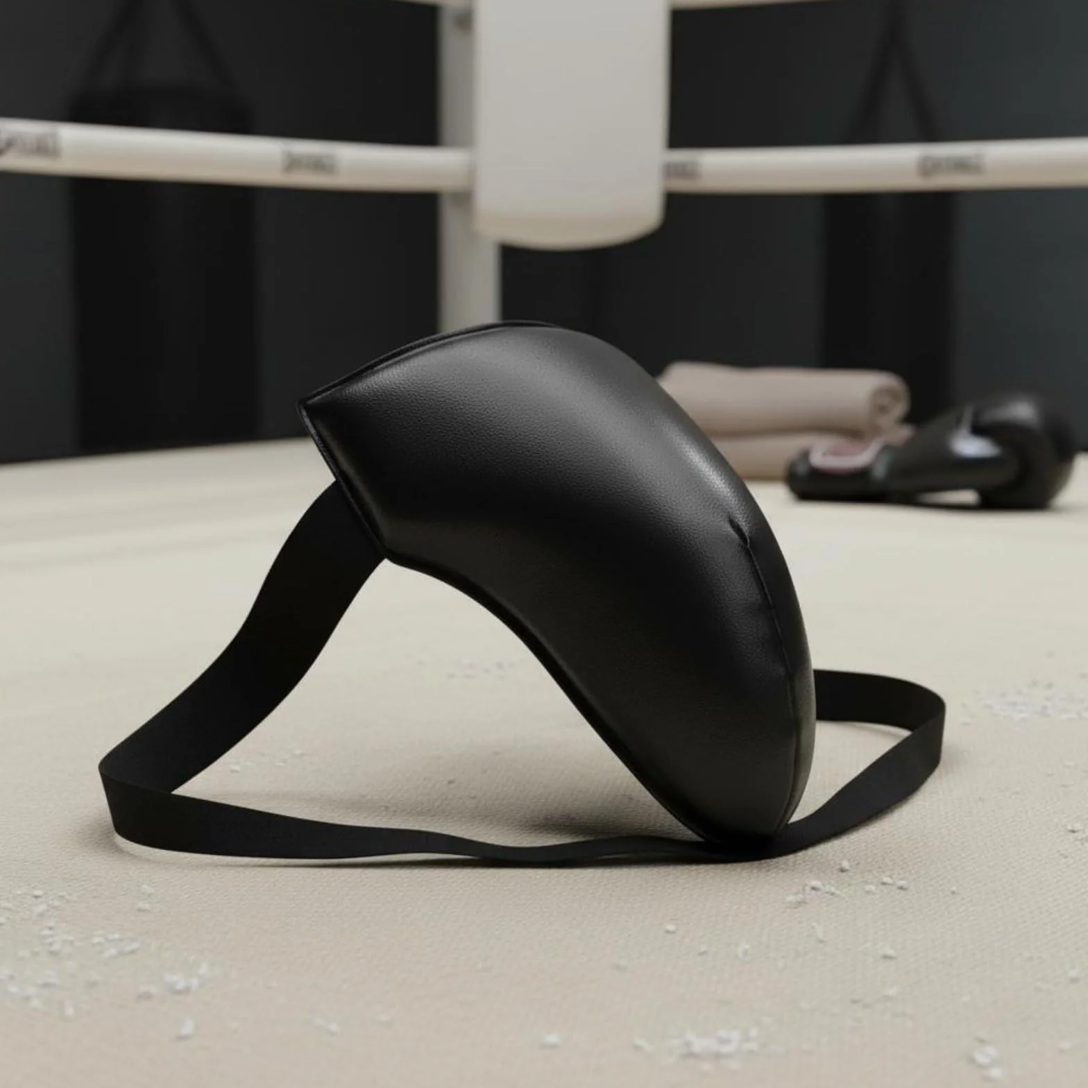 Protector Genital para Artes Marciales Cintura Ajustable Coquilla de Boxeo para Niños Entrenamiento