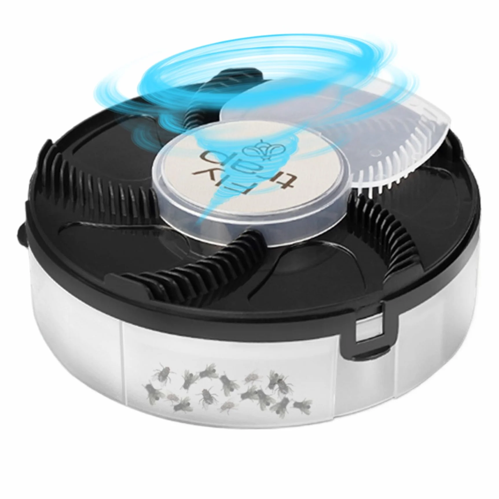Catcher de Mosca, Trampa de Mosca eléctrica Automática Catcher USB Recargable Potente inofensiva Trap DESPETABLE del Segura ROTACIÓN SILENTE para LA Parte DE Cocina del Dormitorio