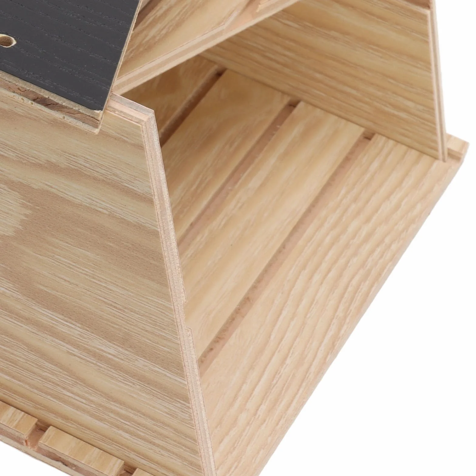 TOPINCN Casa para Murciélagos Hecha a Mano y Resistente a la Intemperie, Diseño de Doble Cámara con Amplio Espacio, Solución Ecológica para Jardín Al Aire Libre