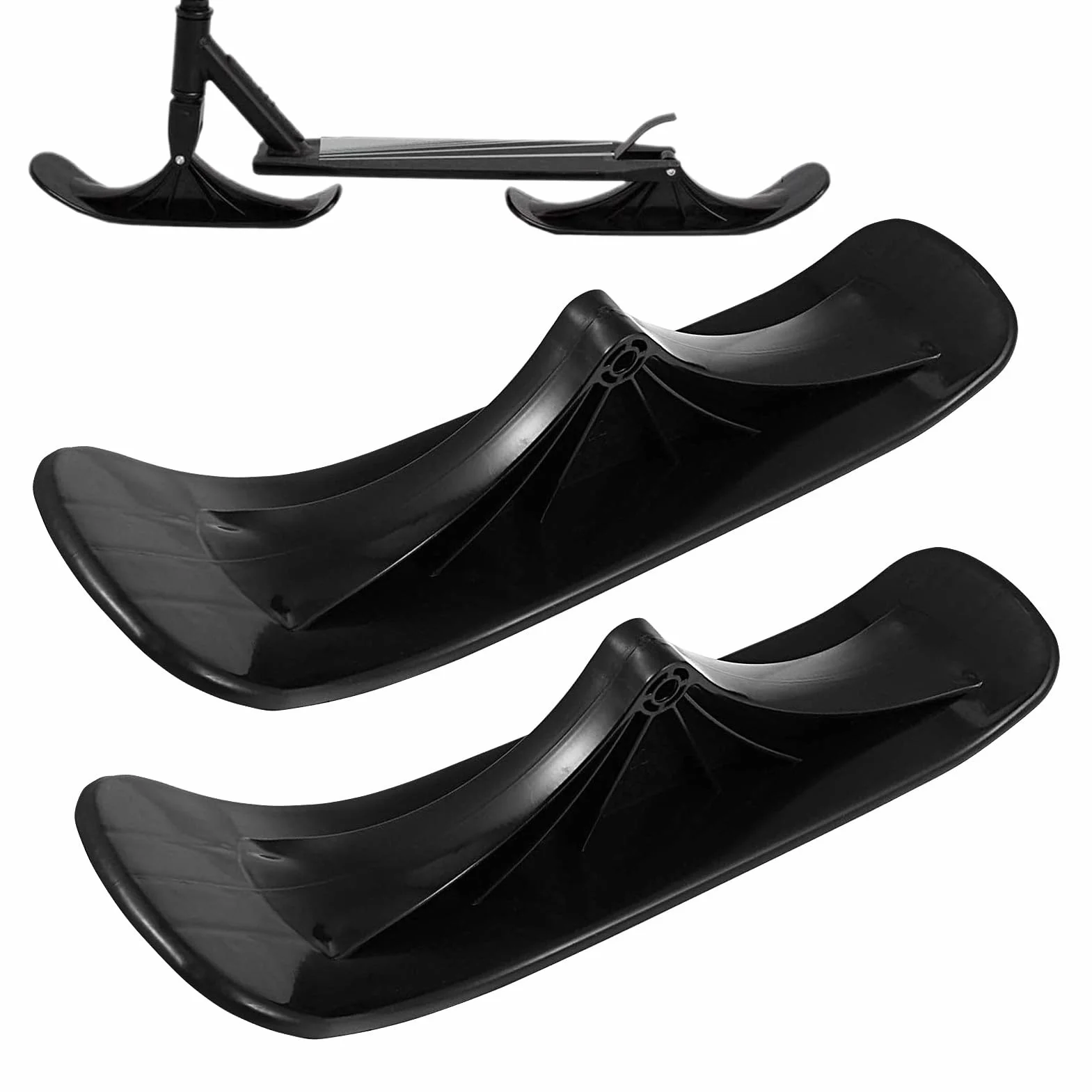 Patines de nieve plegables 38 x 11 cm para esquiar al aire libre