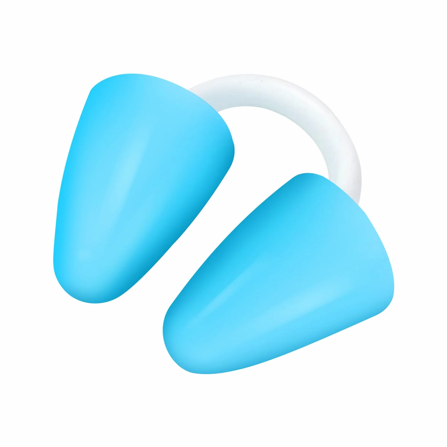 Pinzas Nariz Natación Silicona Tapón Nariz Clip Natación Surf Rafting Buceo Adultos Azul