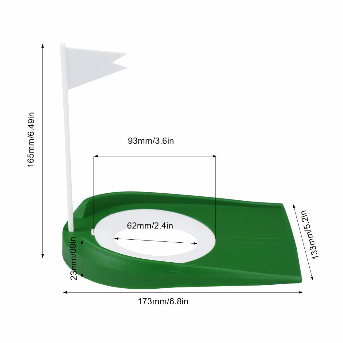 Golf Swing Trainer Set - 2 Piezas Práctica de Golf para Hombres Mujeres Niños Interior Exterior