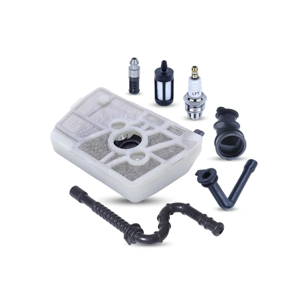 Kit de bujías de línea de Aire, Combustible y Aceite for Motosierra 028AV, 024, 026, MS240, 1121, 120 y 1625