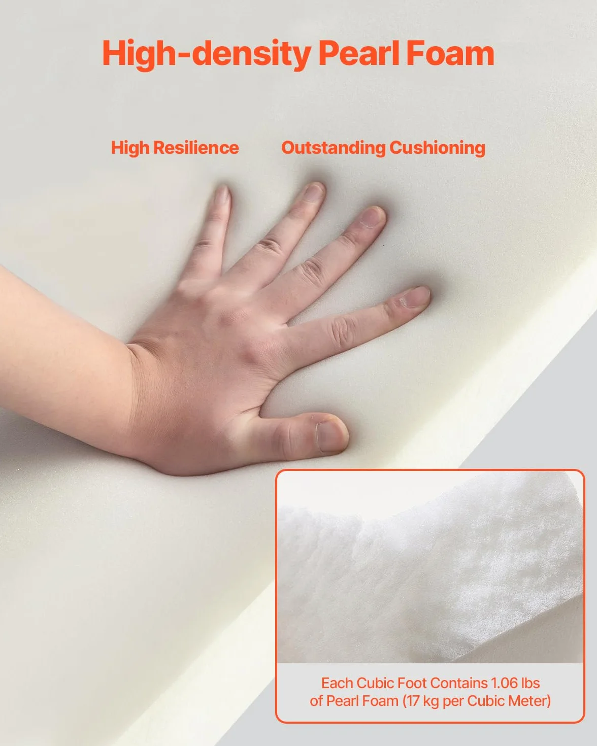 VEVOR Acolchado de Pared para Gimnasio, Espuma de Alta Densidad 50 mm, Impermeable, 1500 x 500 x 50 mm, Negro