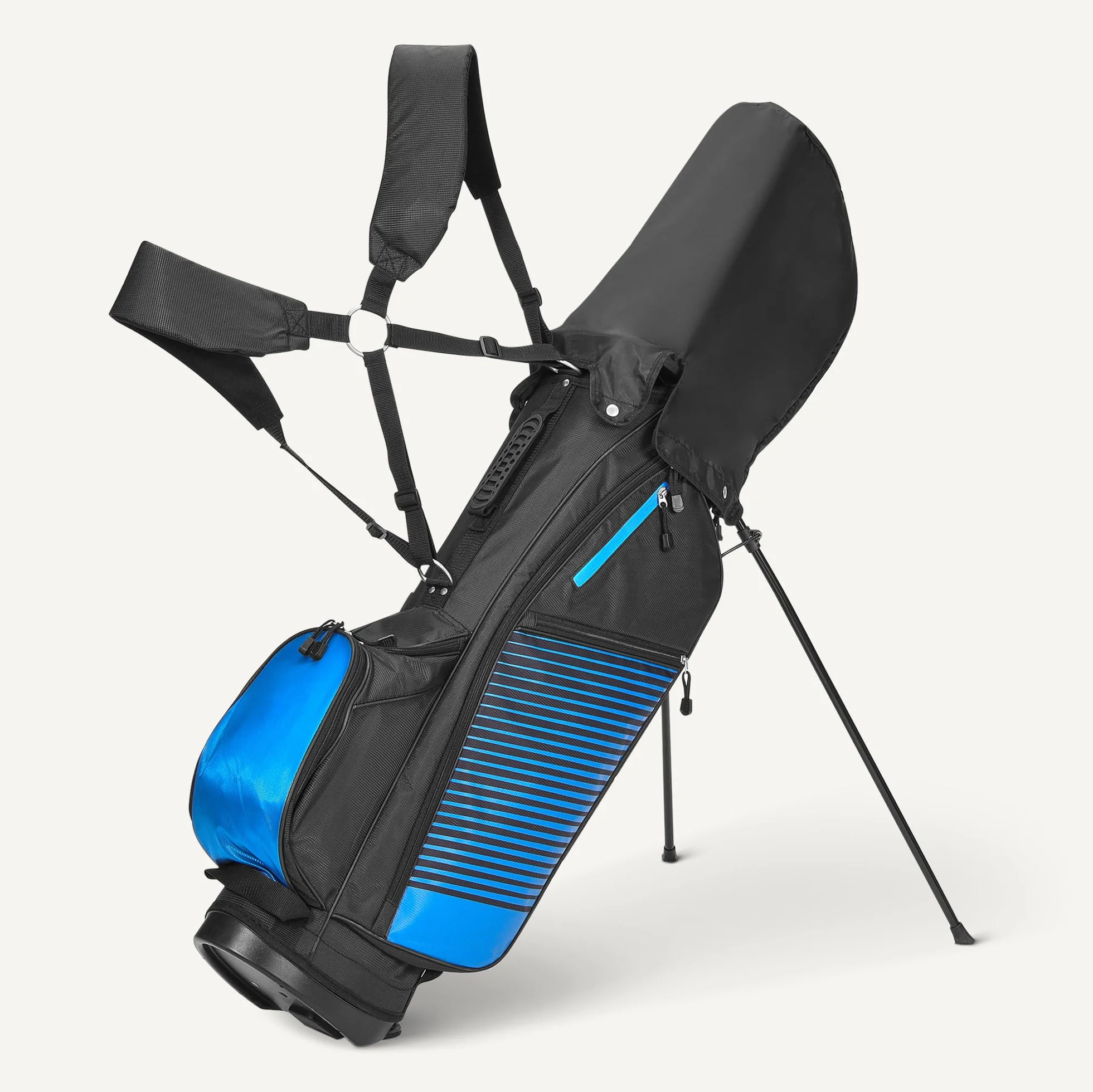 Amazon Basics Juego de Palos de Golf, 6 Piezas, Bolsa de Soporte, Cara Grande, Centro de Gravedad Bajo