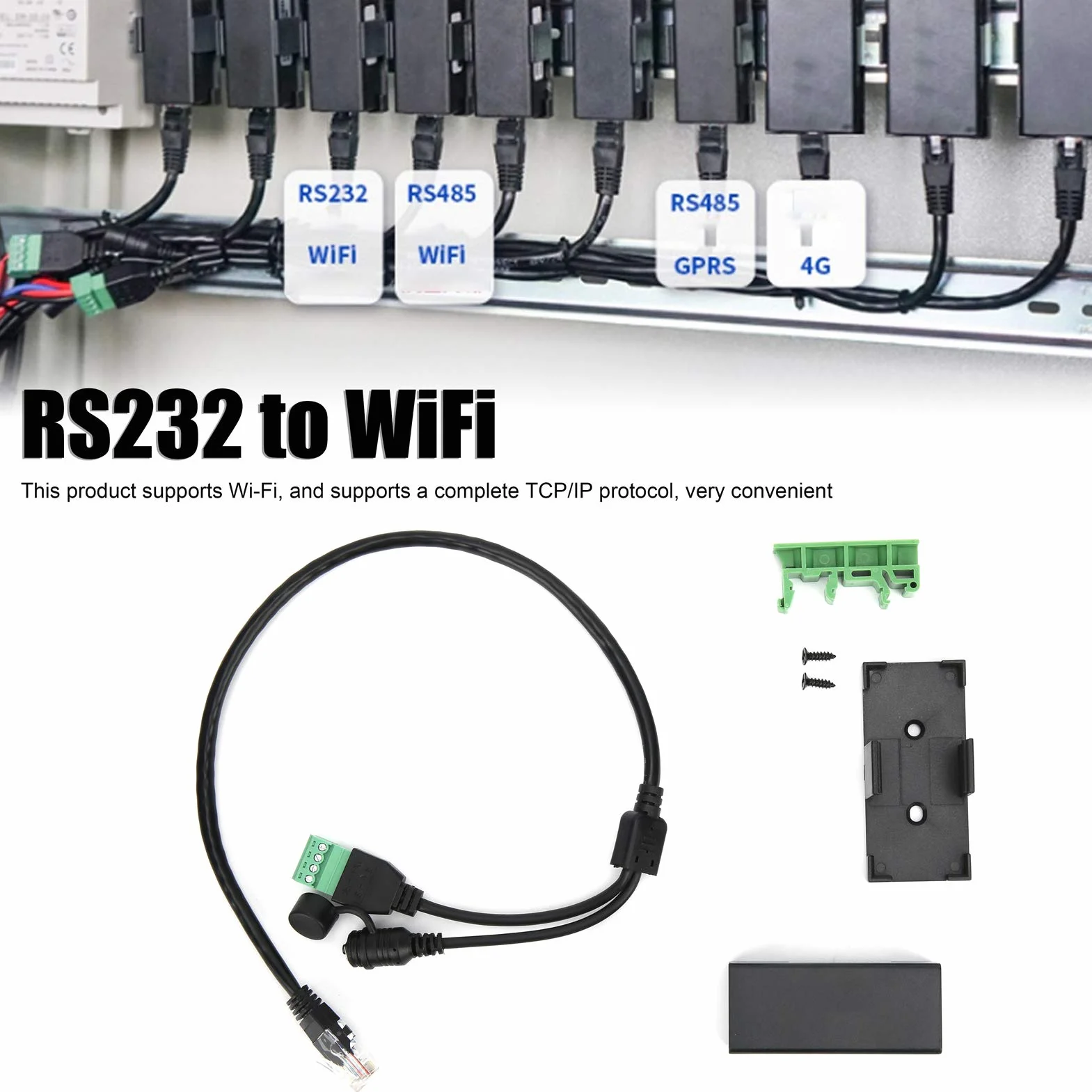 RS232 a Servidor Serie WiFi Módulo de Comunicación de Puerto Serie