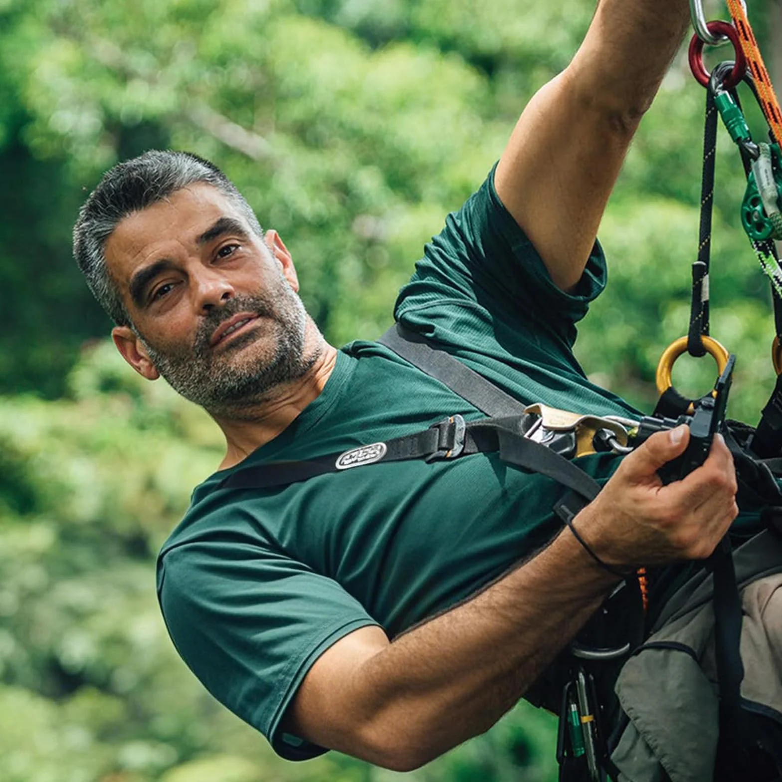 TRIWONDER Descensor de Escalada Aluminio 35KN Rappel Figura 8 Accesorio