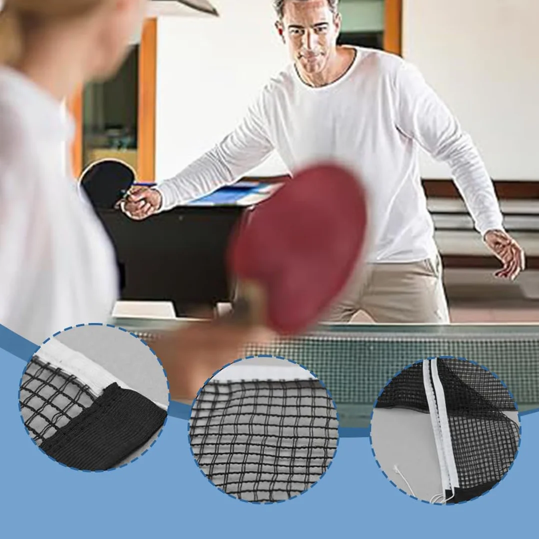 Red de Tenis de Mesa Portátil de Ping Pong Durable, Red de Reemplazo Universal para Entrenamiento y Juegos