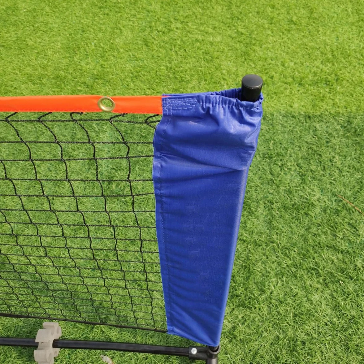 Sarini Red de Tenis Portátil Plegable para Fútbol, Voleibol, Entrenamiento Deportes Interior Exterior Jardín Cancha