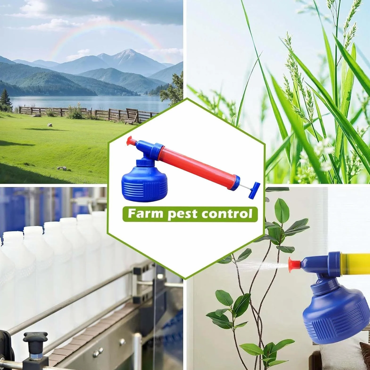 Espolvoreador Para Tierra De Diatomeas 350 Ml, Control De Mosquitas En Gallineros, Control De En Cultivos, Difusor De Tierra De Diatomeas Para Andamios, Jardin, Vivero, Granja, Invernadero