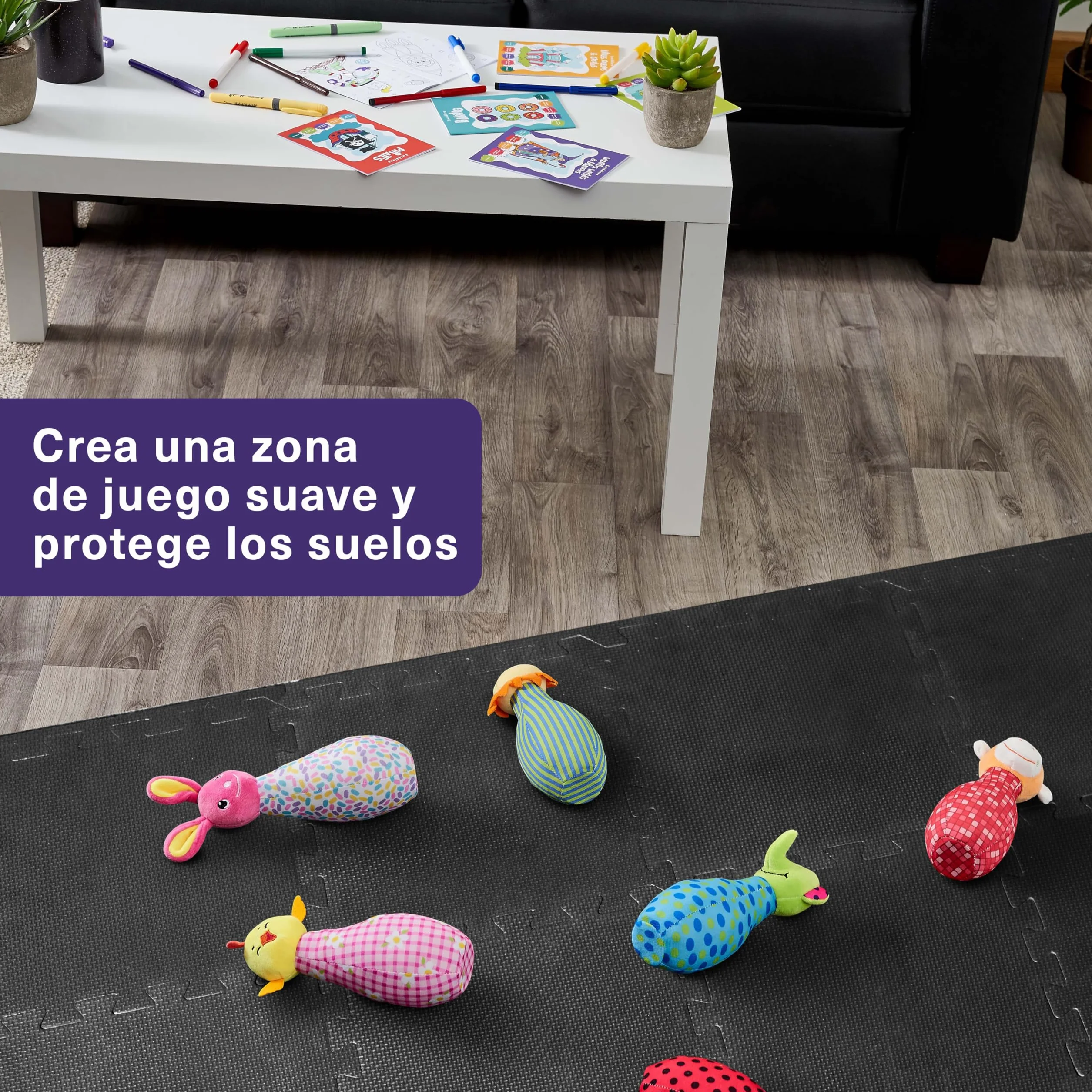 MATANA Suelo de Gimnasio Interconectable Goma Eva Yoga Pilates Goma Espuma Duradera