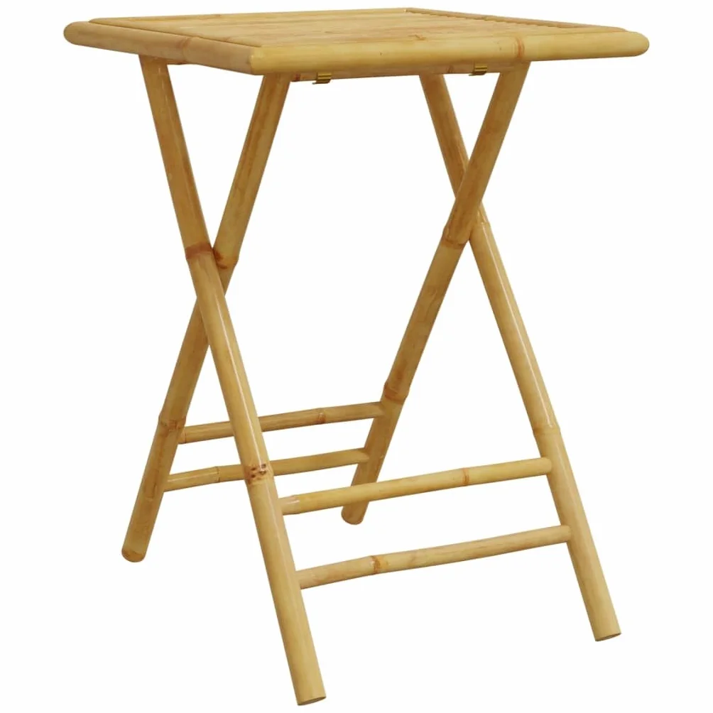 ZEYUAN Juego de Mesa y sillas de jardín 3 Piezas bambú, Conjunto Mesa Y Sillas Jardin, Mesa Y Sillas Terraza, Muebles Jardin Exterior, Conjuntos De Muebles De Jardín - 3278525