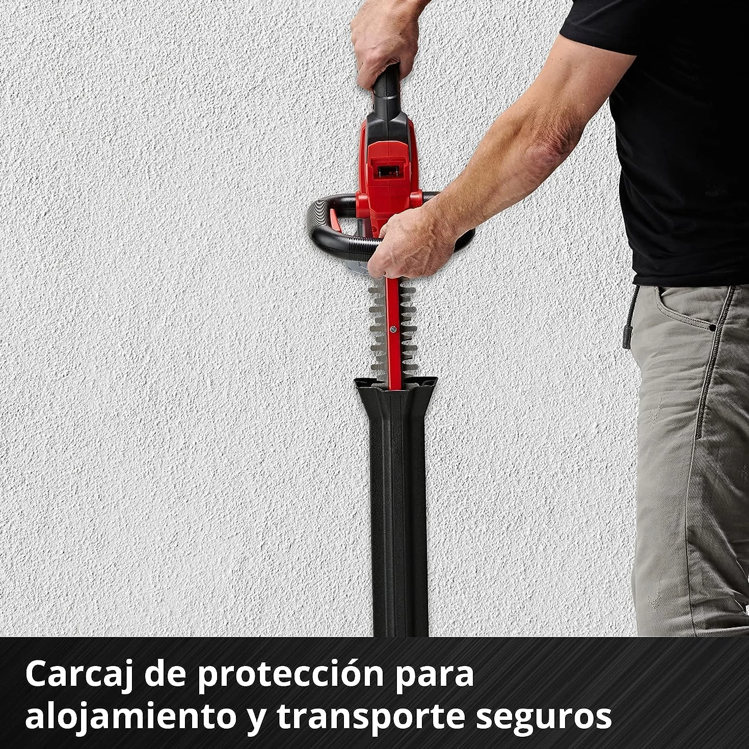 Einhell Cortasetos con batería ARCURRA 18/55 Power X-Change (18 V, 55 cm de Longitud de Corte, 18 mm Distancia Entre Dientes, colector de Recortes, asa Frontal Estrecha, sín batería)