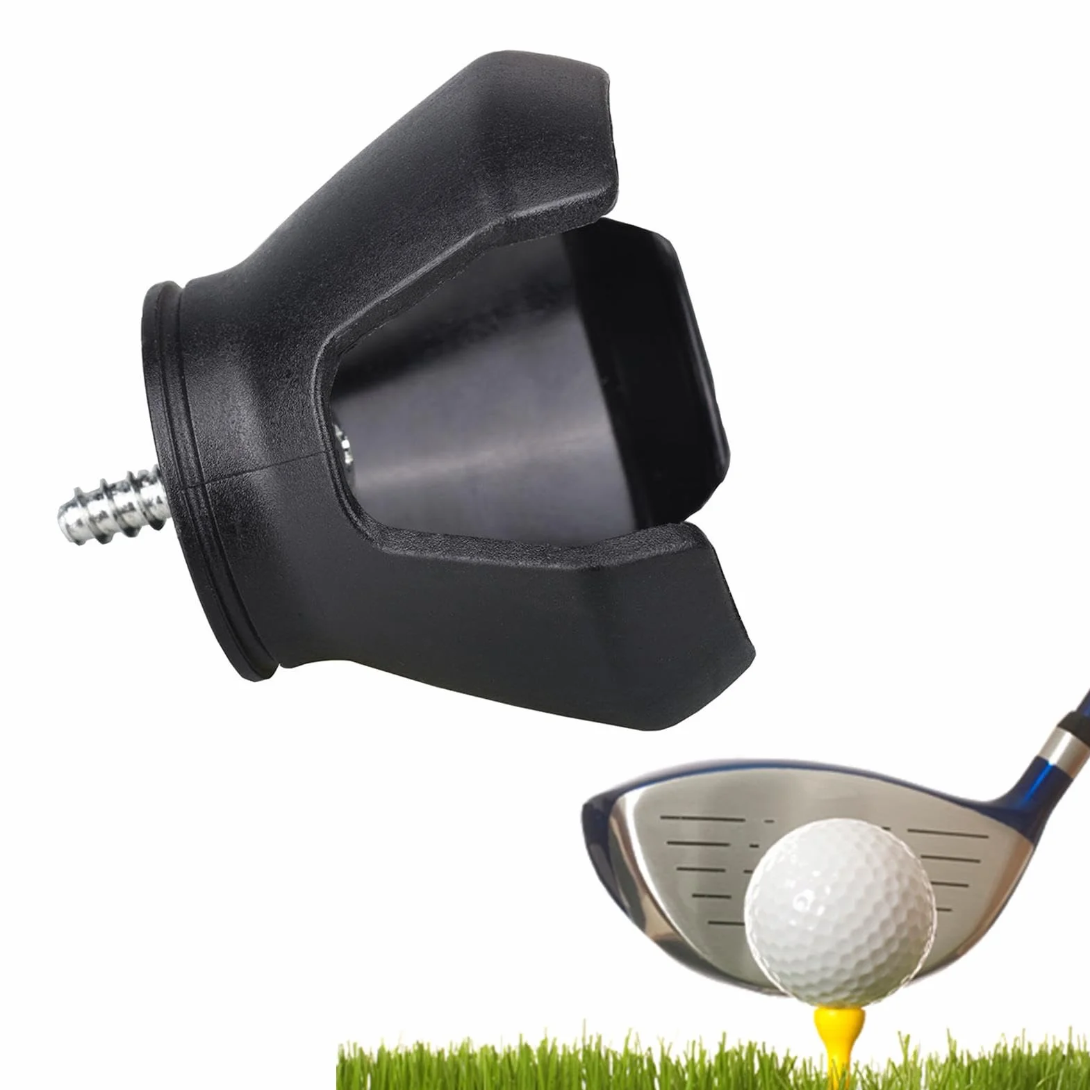 Recuperador de pelotas de golf montado en putter, agarrador de recogida, accesorio de garra